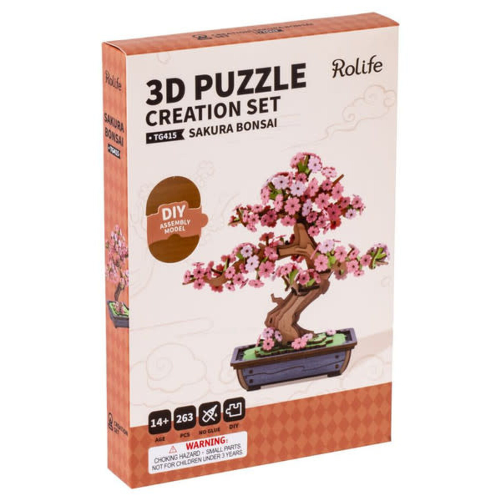 Robotime Rolife: Sakura Bonsai 3D Puzzle Creation Set