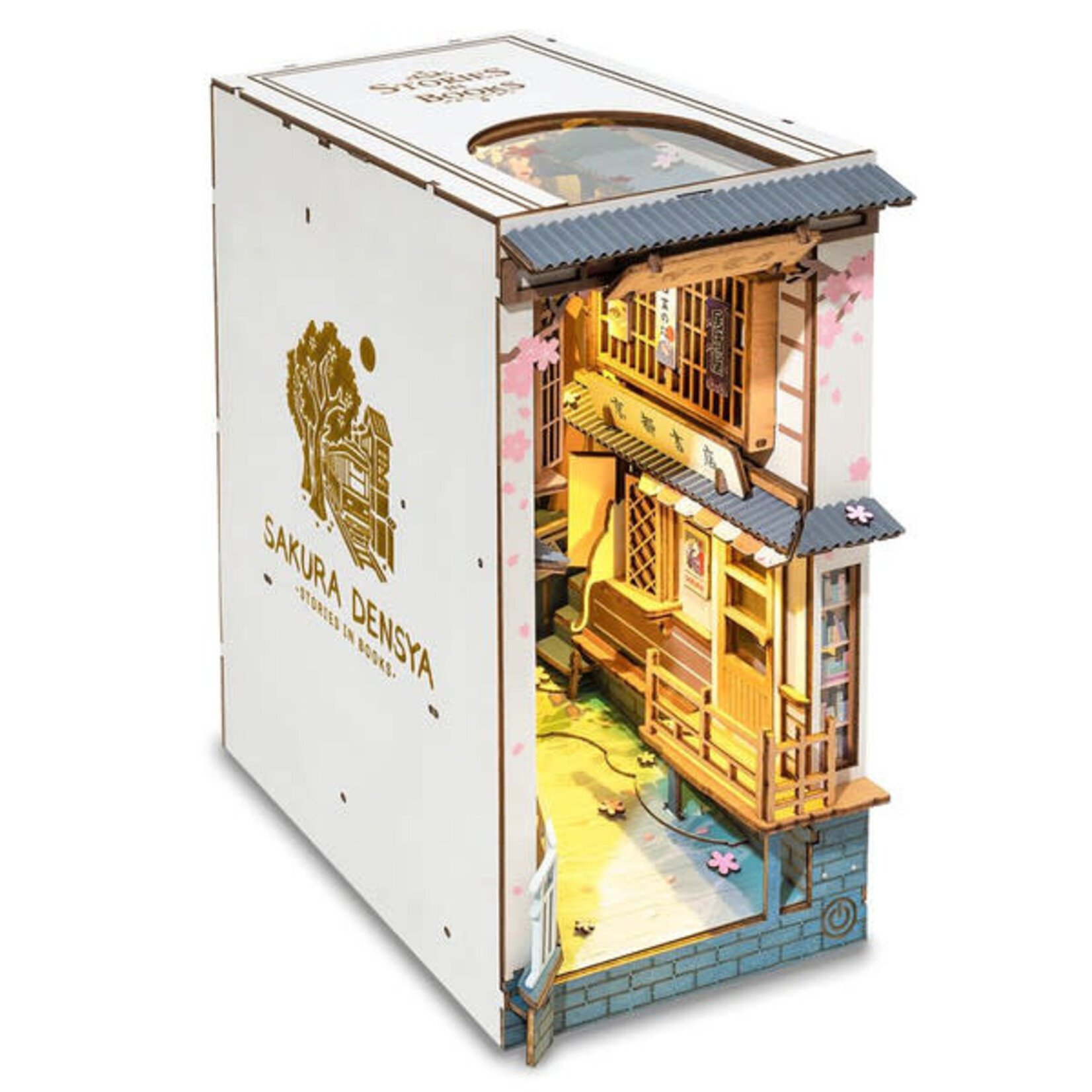 Robotime Rolife: Sakura Densya Book Nook & Wonderland