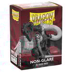 Arcane Tinmen Dragon Shield: 100 Non-Glare Sleeves: Blood Red