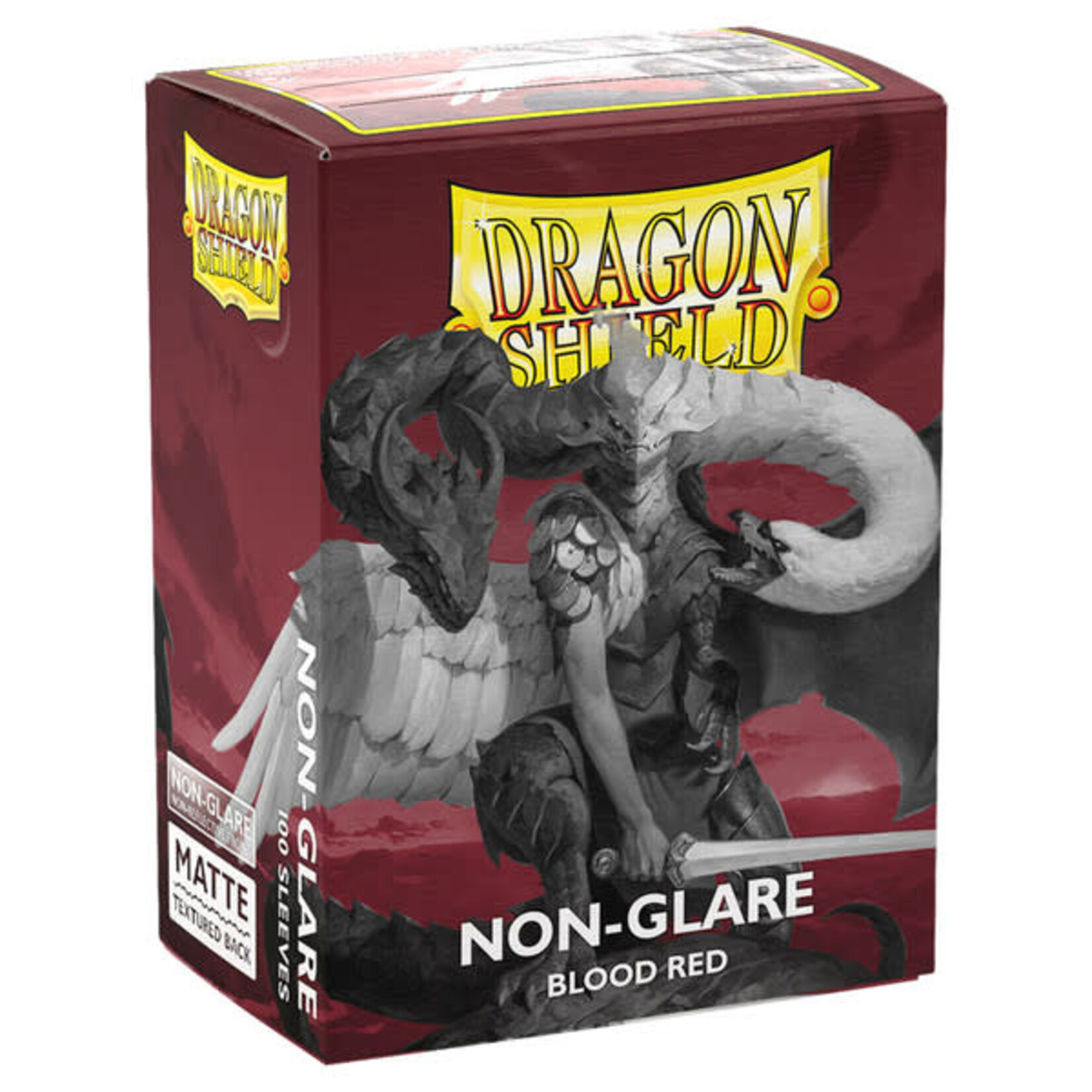 Arcane Tinmen Dragon Shield: 100 Non-Glare Sleeves: Blood Red