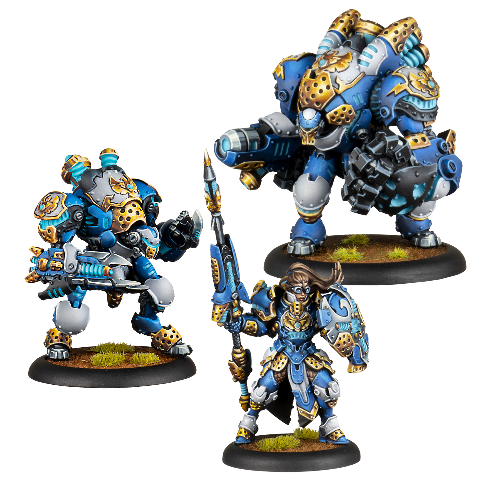 Steamforged Games Ltd Warmachine: Cygnar Storm Legion: Battlegroup Box Set