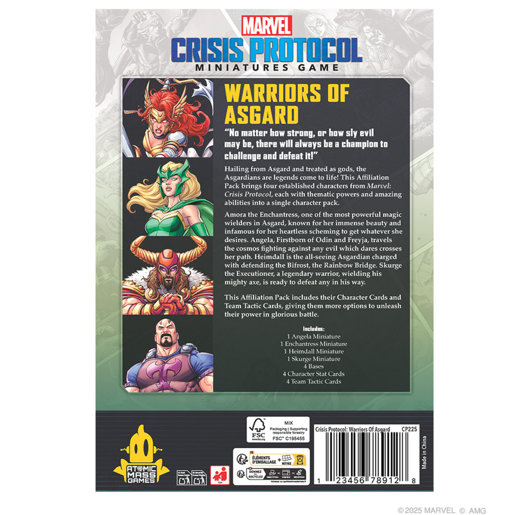Atomic Mass Games Marvel: Crisis Protocol: Warriors of Asgard Affiliation Pack