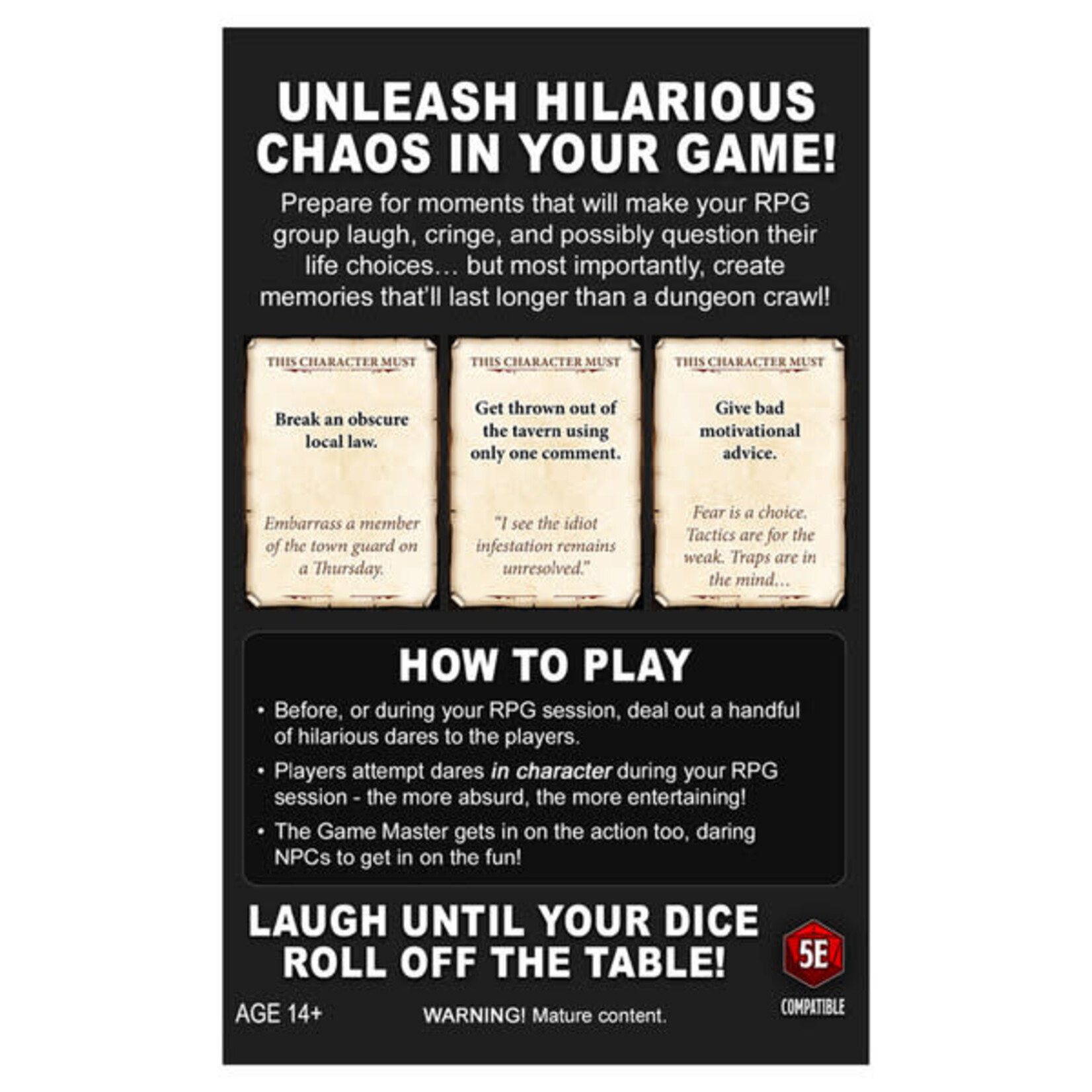 Loke Battle Mats Dumb Dares & Silly Side Quests