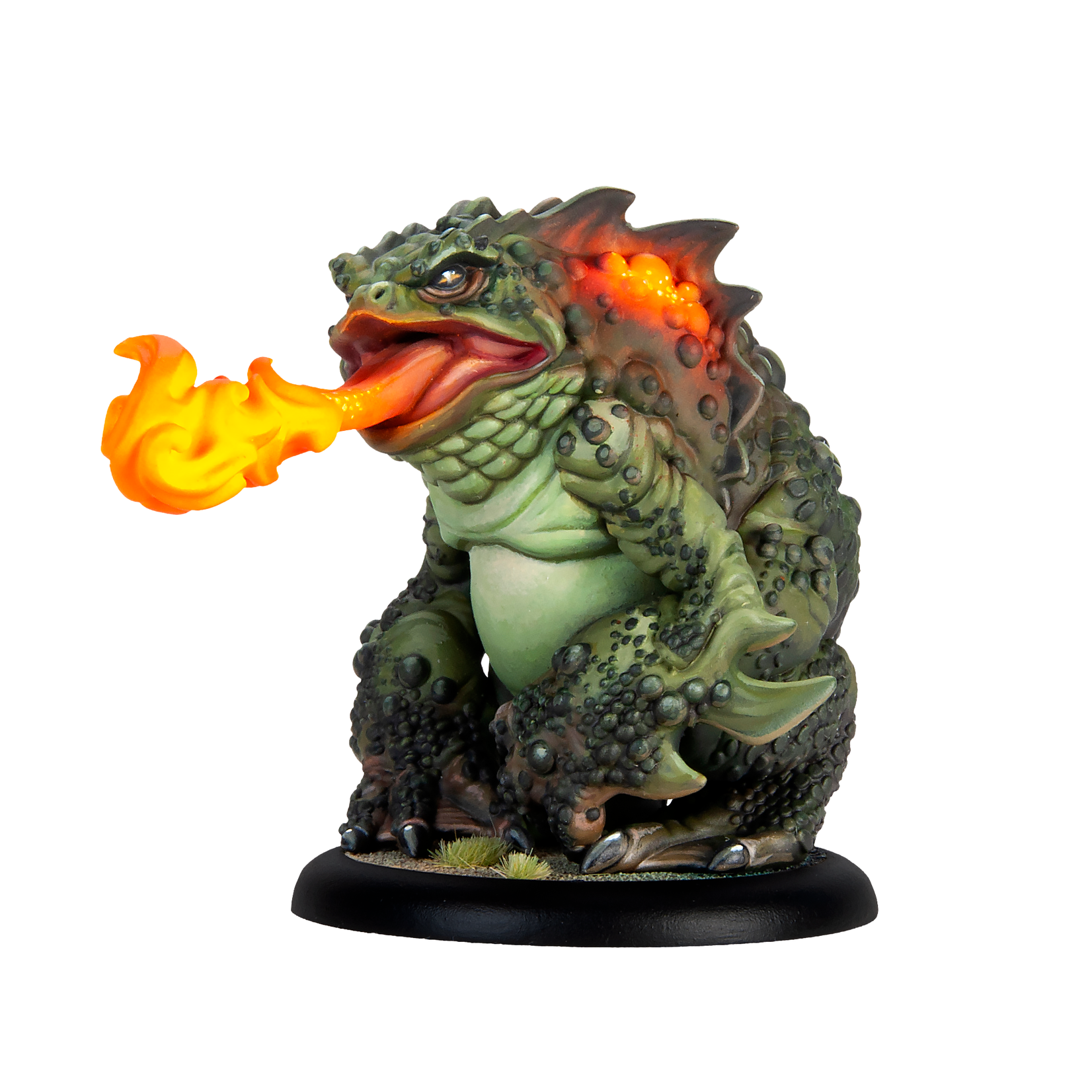 Steamforged Games Ltd Warmachine: Southern Kriels Fire Tongue Warriors: Command Cadre Set