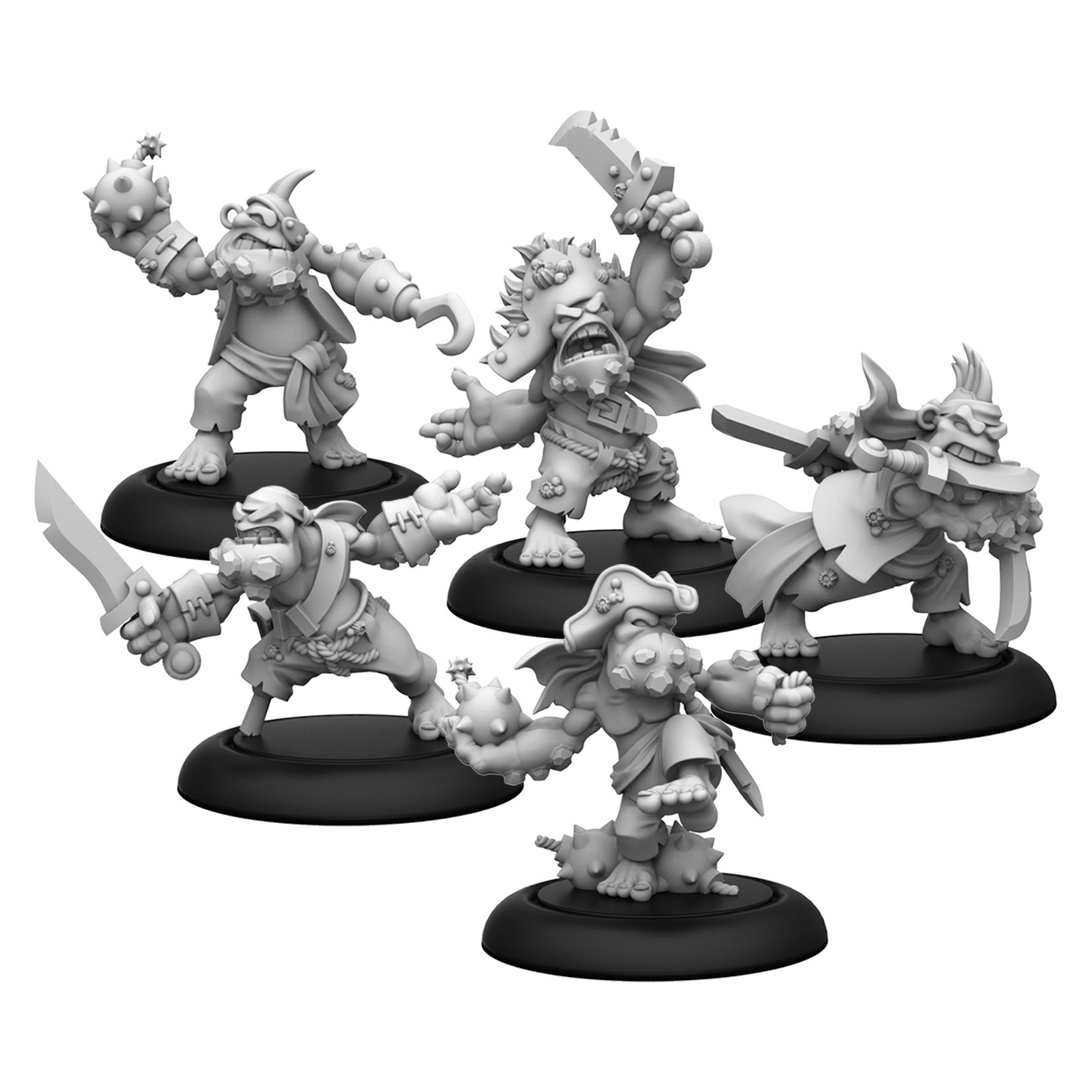 Steamforged Games Ltd Warmachine: Southern Kriels Brineblood Marauders: Core Expansion Set