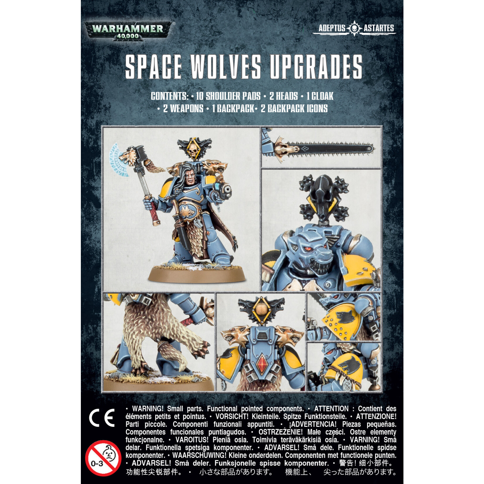 Games Workshop Warhammer 40K: Space Wolves: Primaris Upgrades