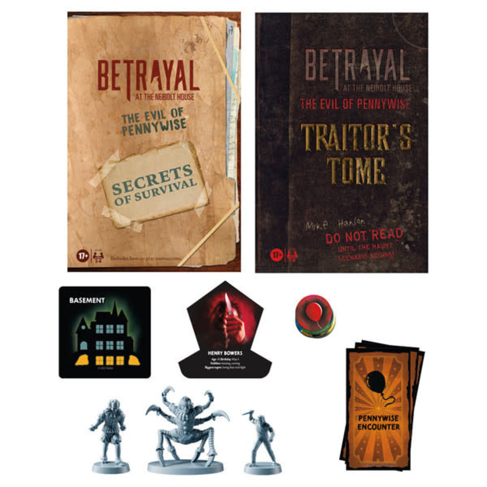 Hasbro Gaming Betrayal at the Neibolt House: The Evil of Pennywise Expansion