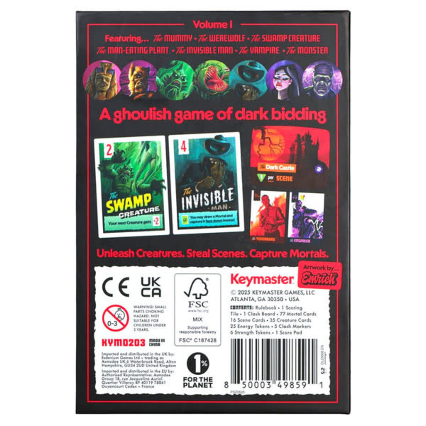 Keymaster Games Campy Creatures: Volume 1