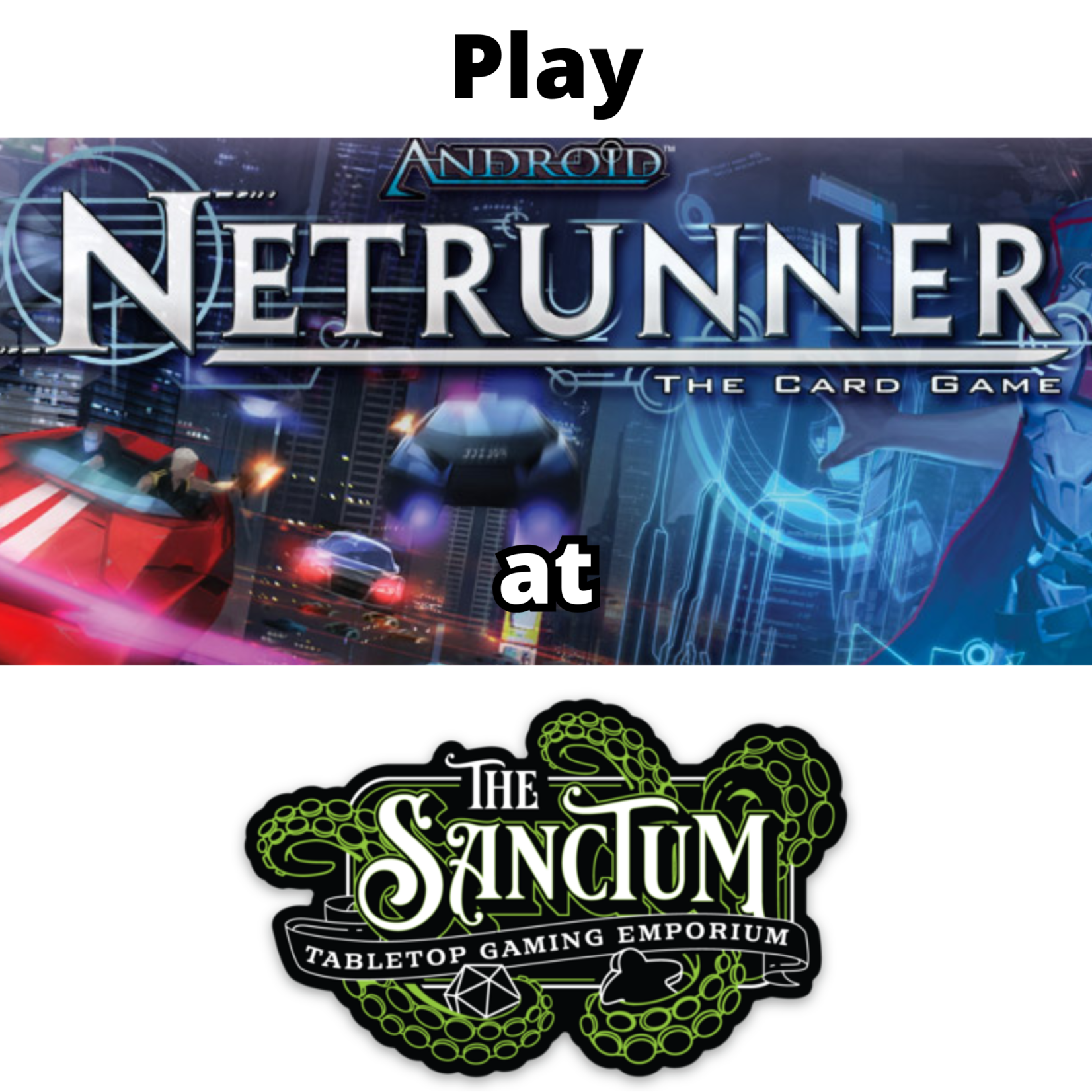 Card Game Event: 10/4/25, 1 pm: Netrunner Casual Tournament (CTK)