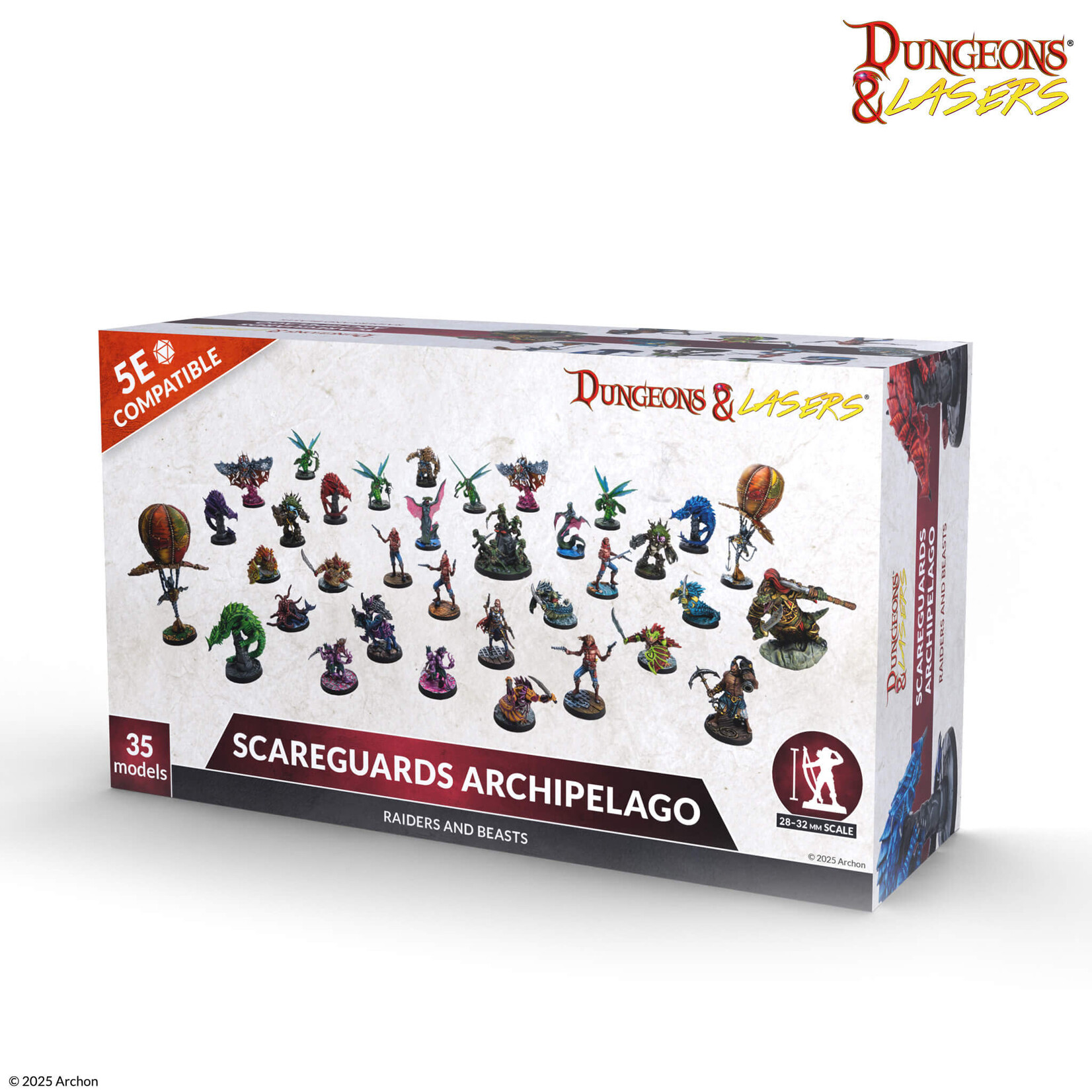 Archon Studios Dungeons & Lasers: Raiders and Beasts of Scareguards Archipelago