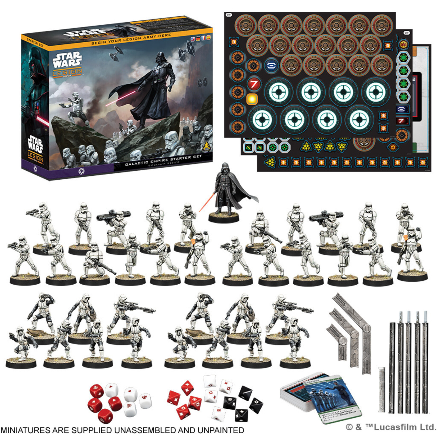 Atomic Mass Games Star Wars: Legion: Galactic Empire Starter Set