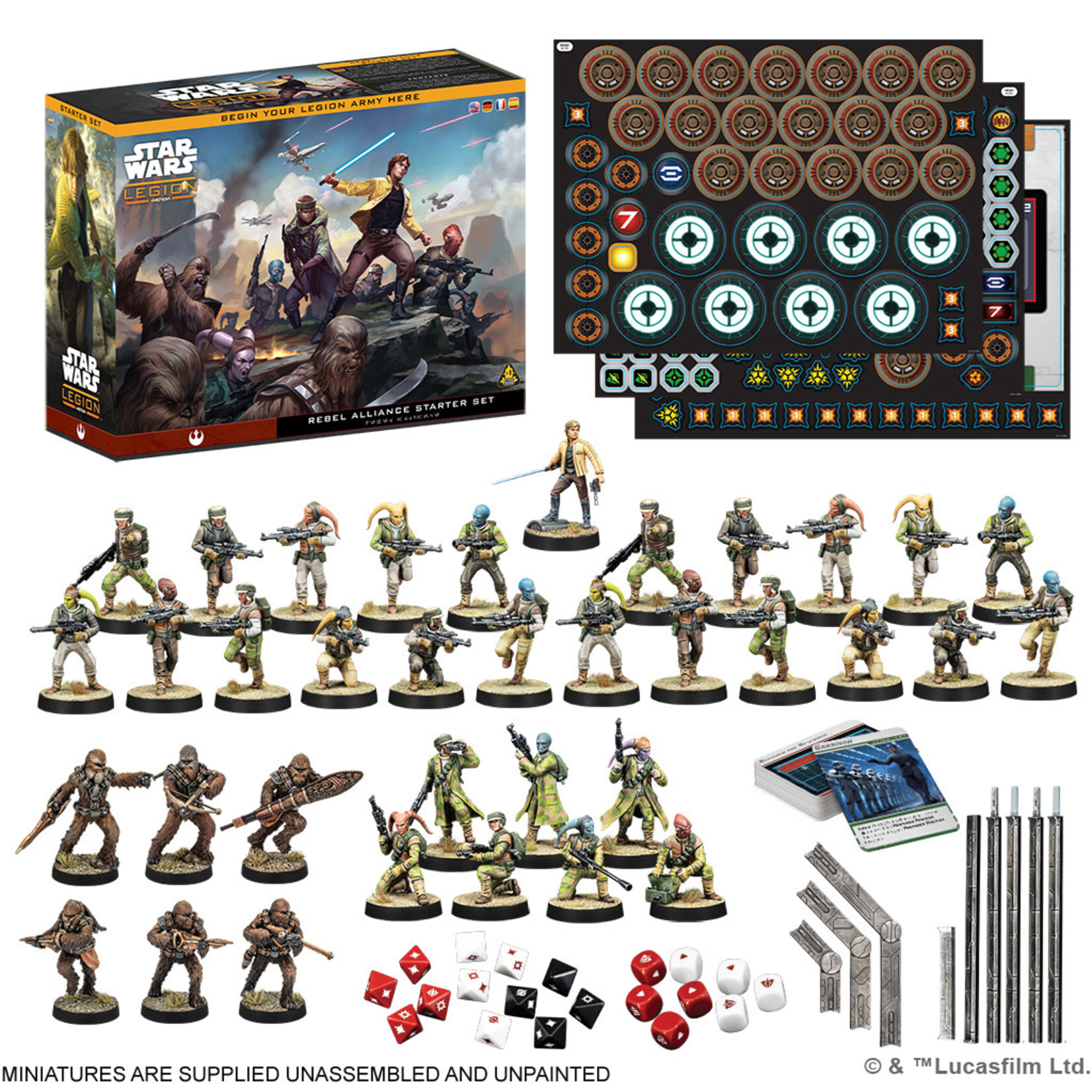 Atomic Mass Games Star Wars: Legion: Rebel Alliance Starter Set