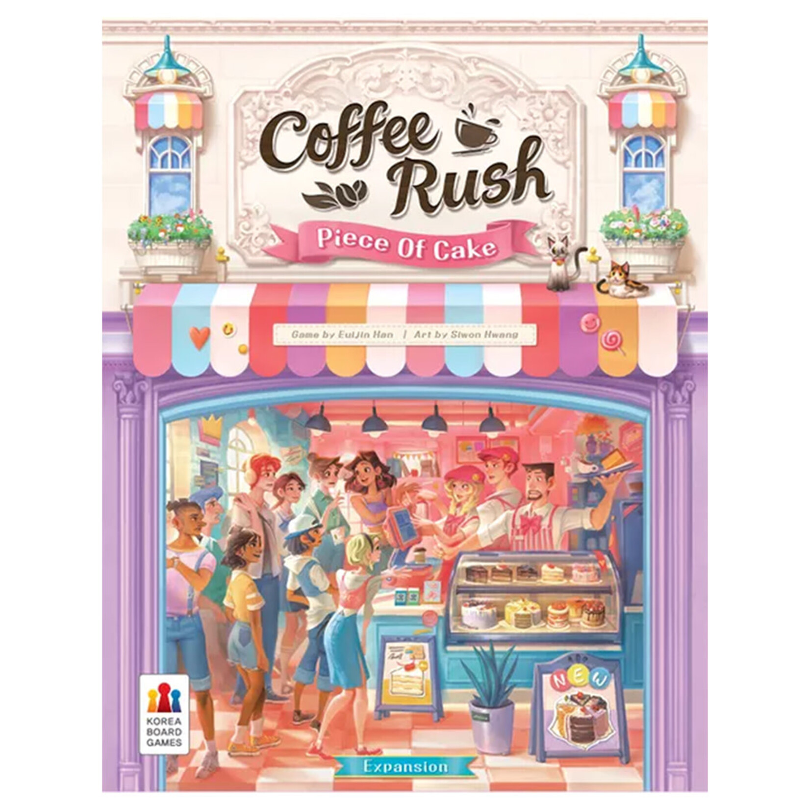 Korea Board Games Coffee Rush: Piece of Cake Expansion
