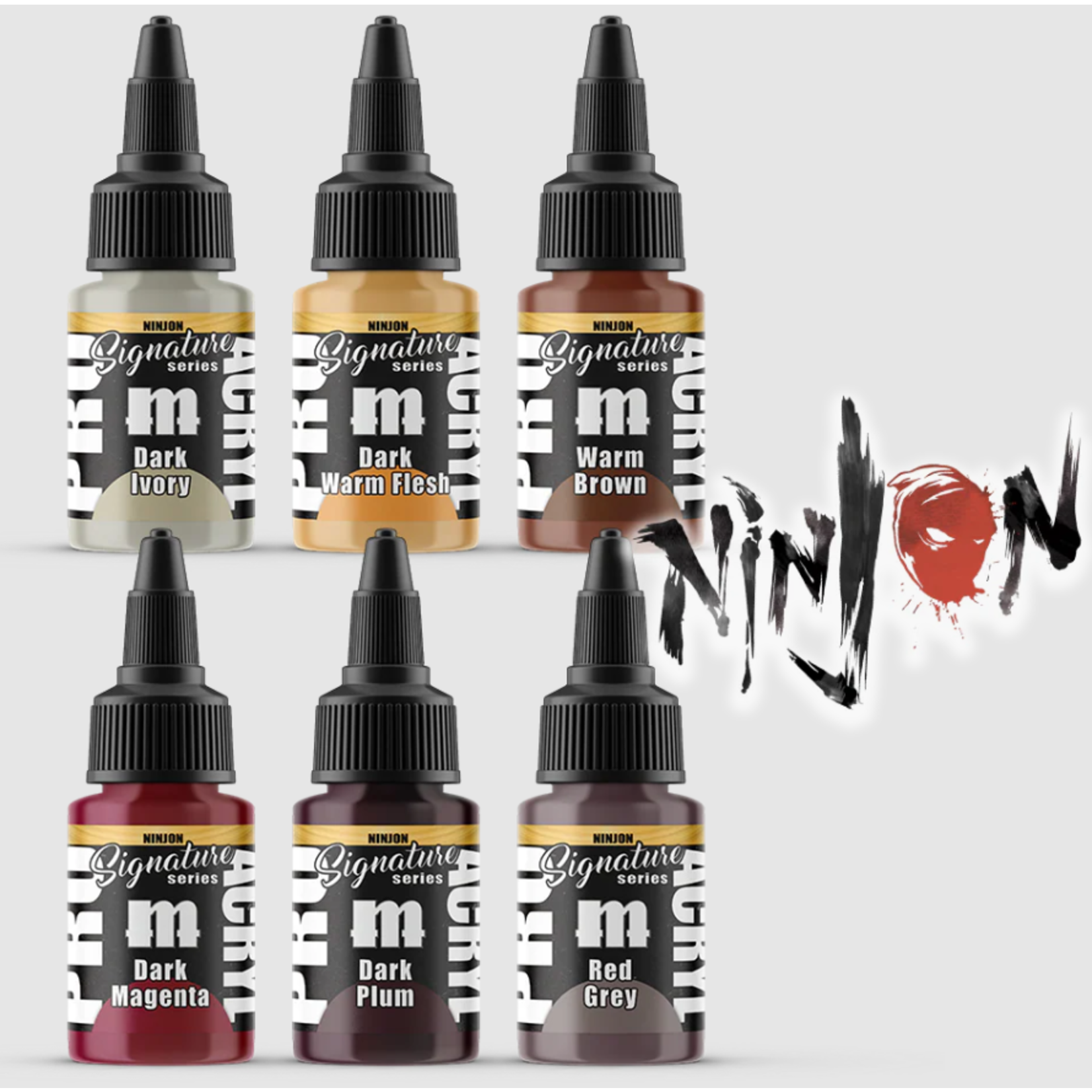 Monument Hobbies Pro Acryl Paint Set Signature Series 2: Ninjon