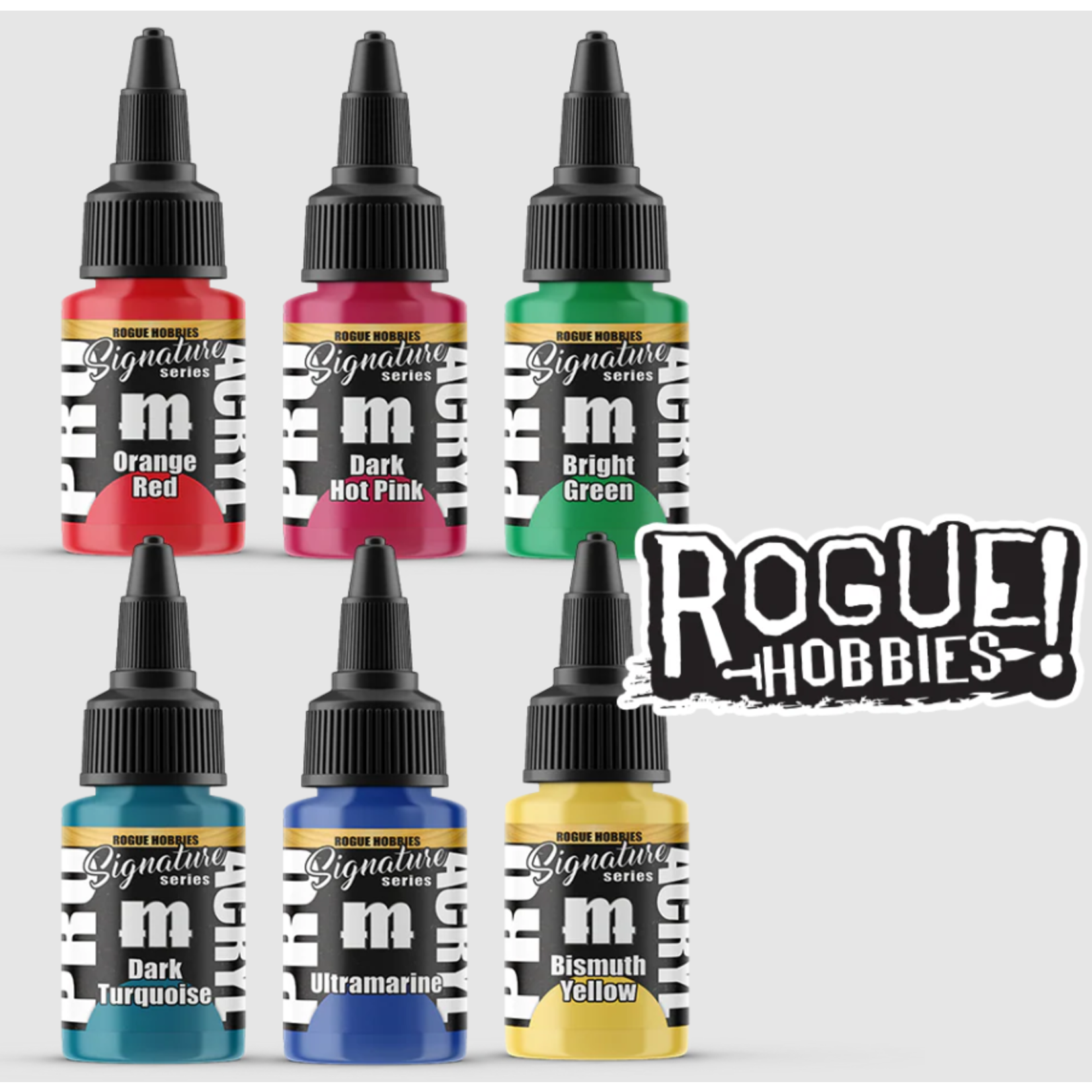 Monument Hobbies Pro Acryl Paint Set Signature Series 6: Rogue Hobbies!