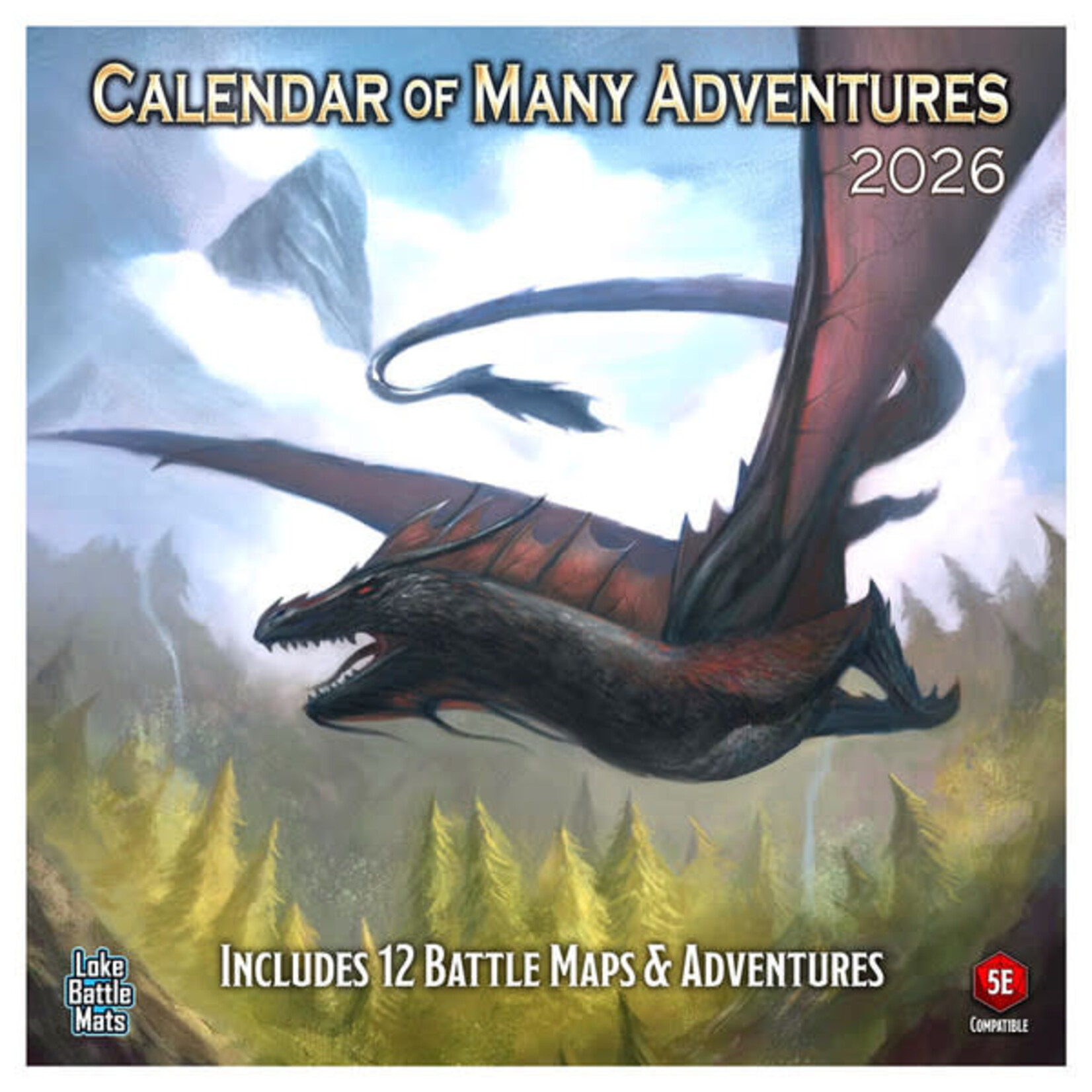Loke Battle Mats Calendar of Many Adventures 2026