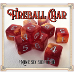 Studio Woe LLC Baron Smellybones Scented Six-Sided Dice: Fireball Char