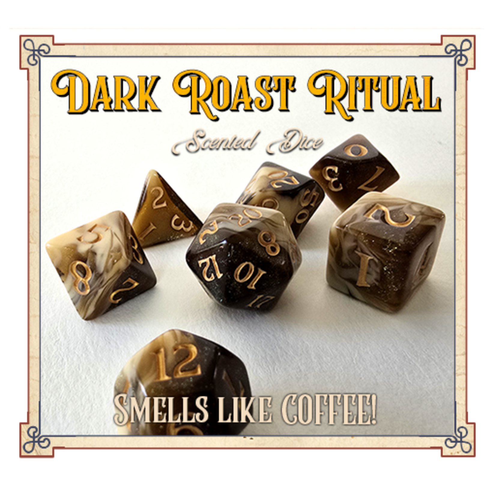Studio Woe LLC Baron Smellybones Scented Dice: Dark Roast Ritual