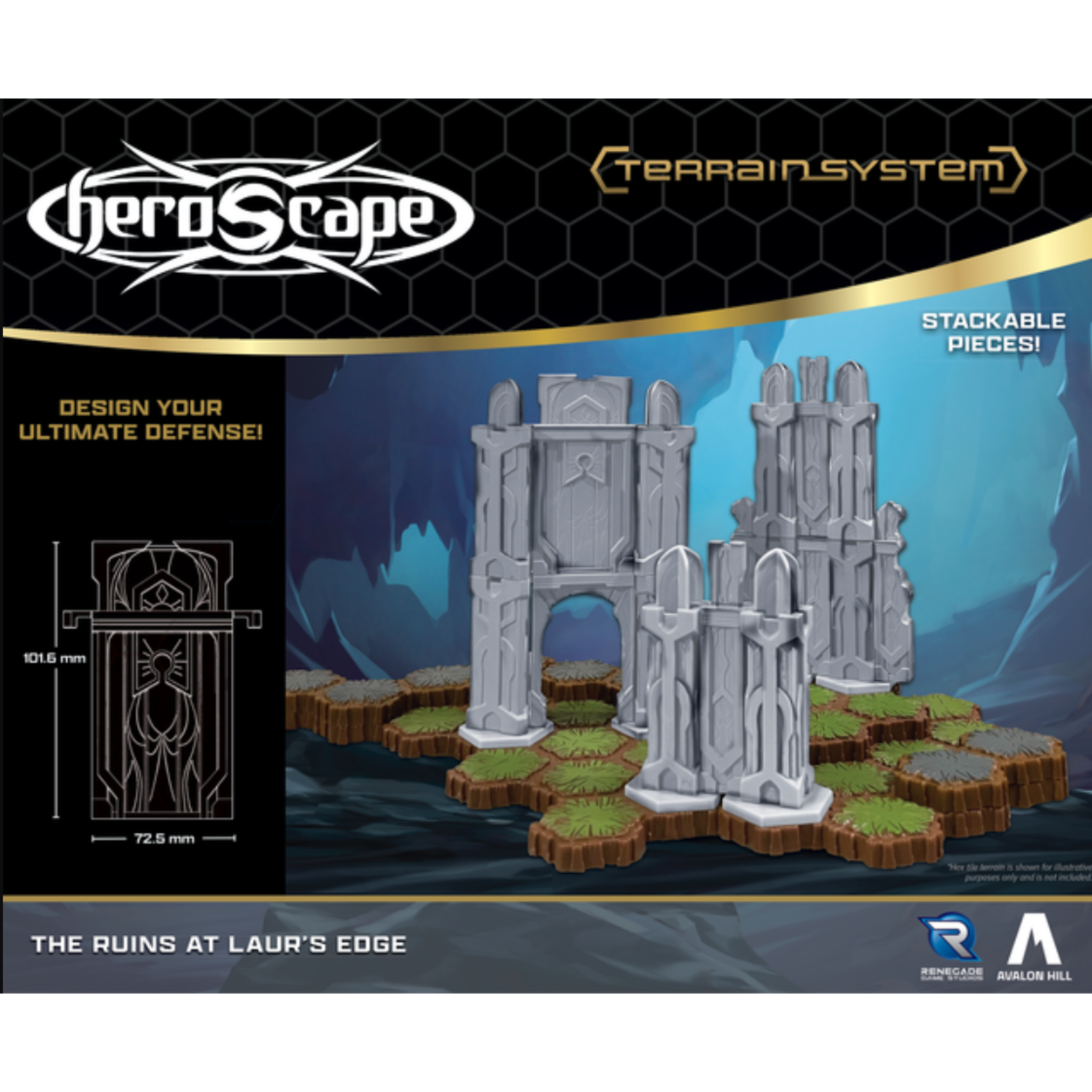 Renegade Game Studios Heroscape: The Ruins at Laur's Edge Terrain System