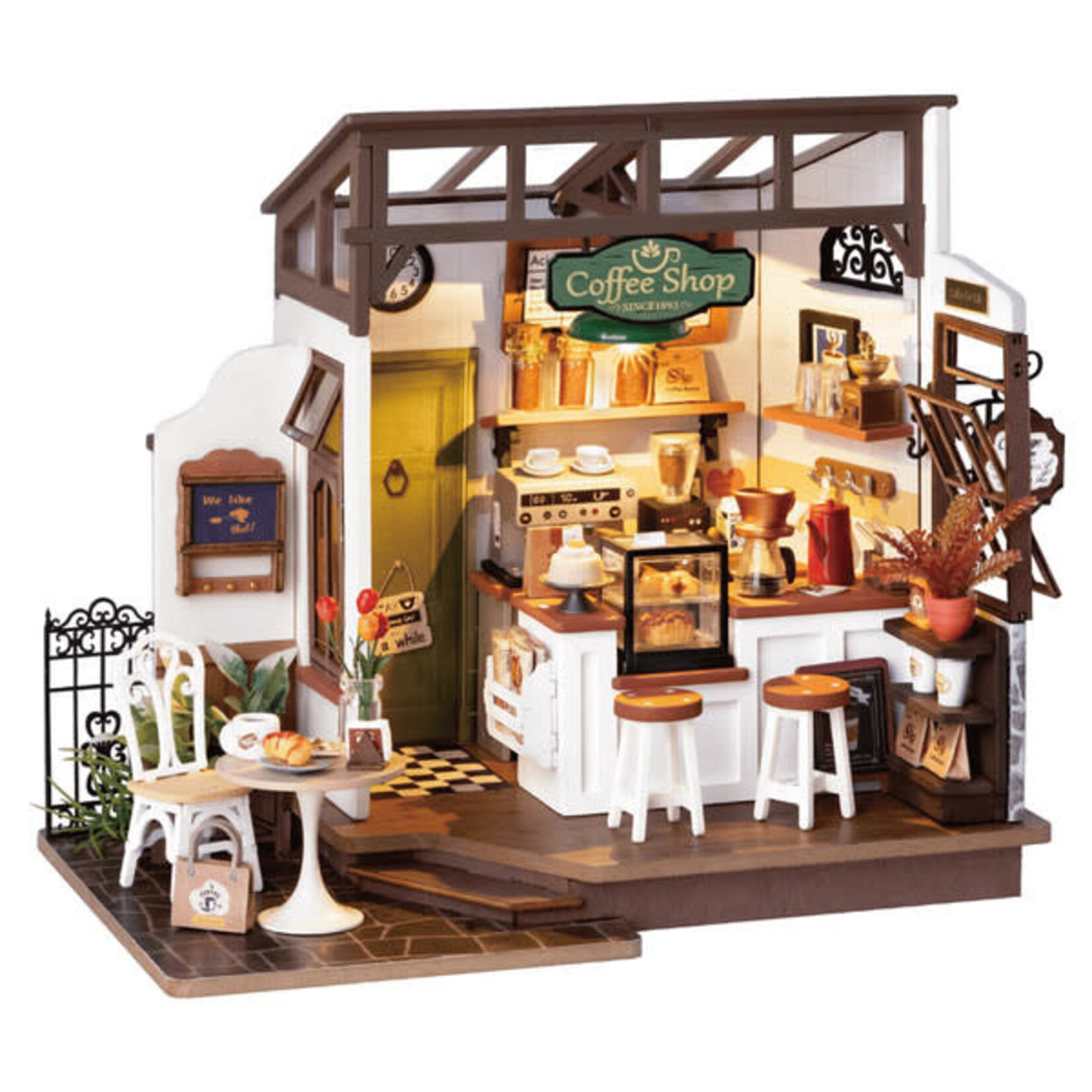 Robotime Rolife: Slow Life Café DIY Miniature House