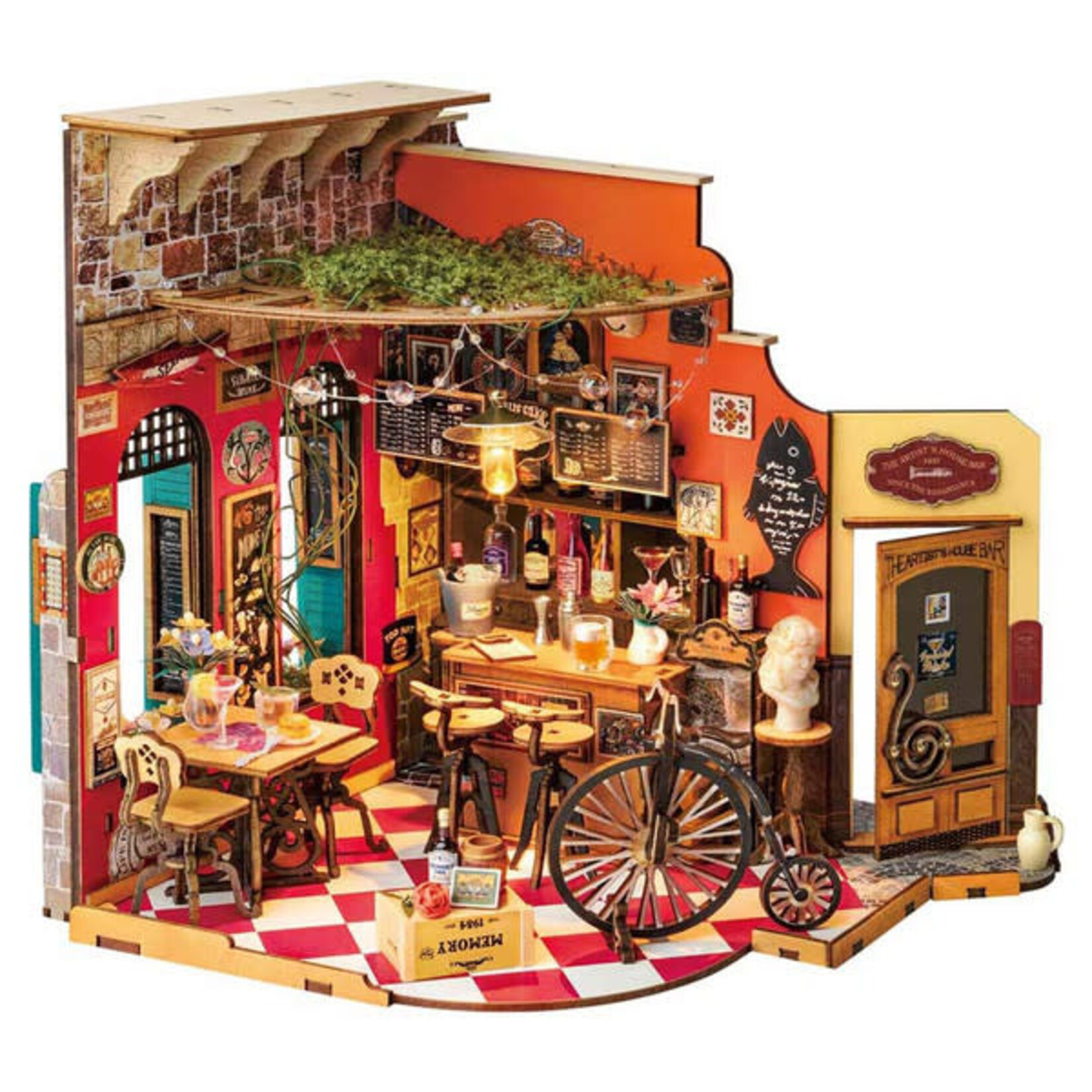 Robotime Rolife: Cheers Bar & Dining DIY Miniature House
