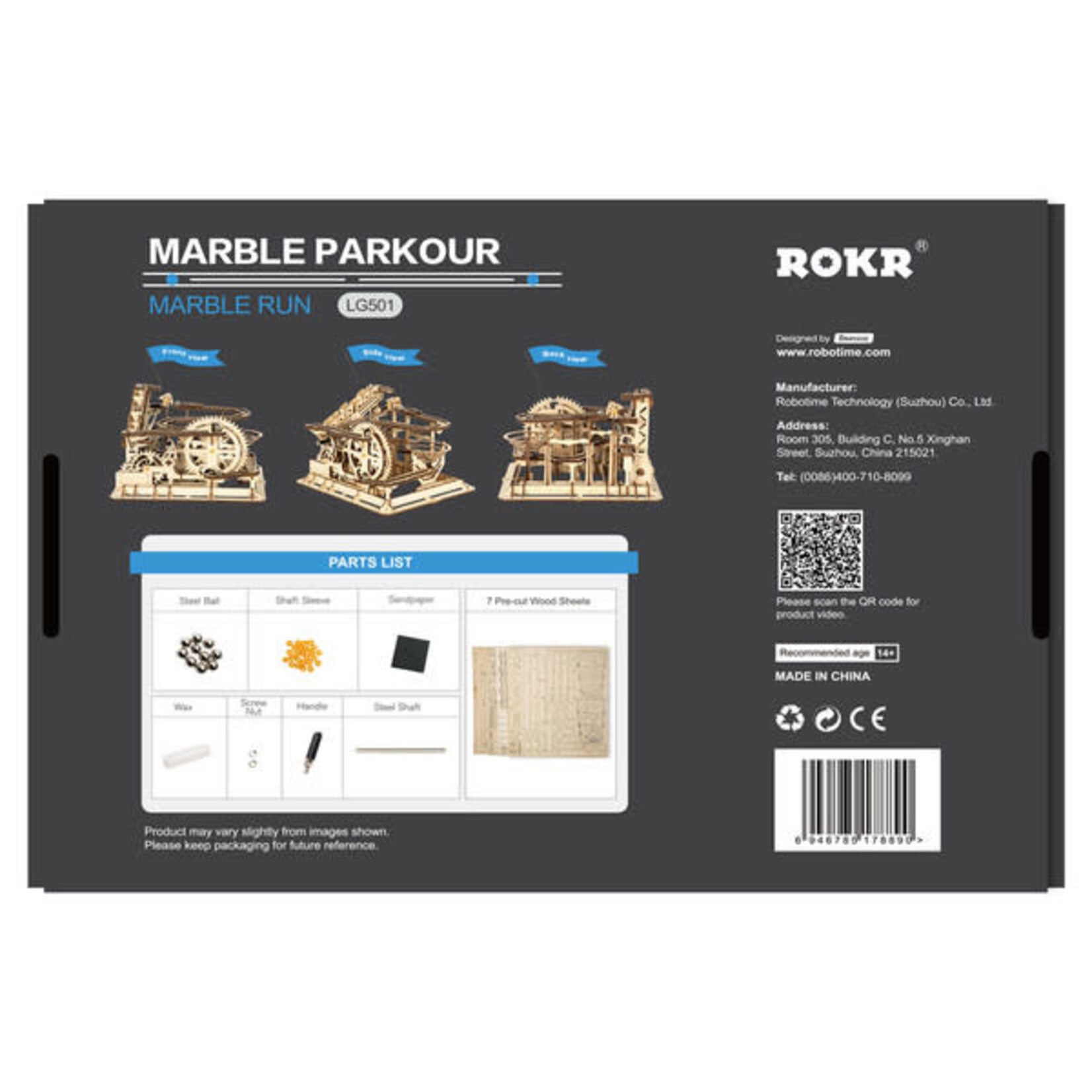 Robotime ROKR: Marble Parkour Marble Run
