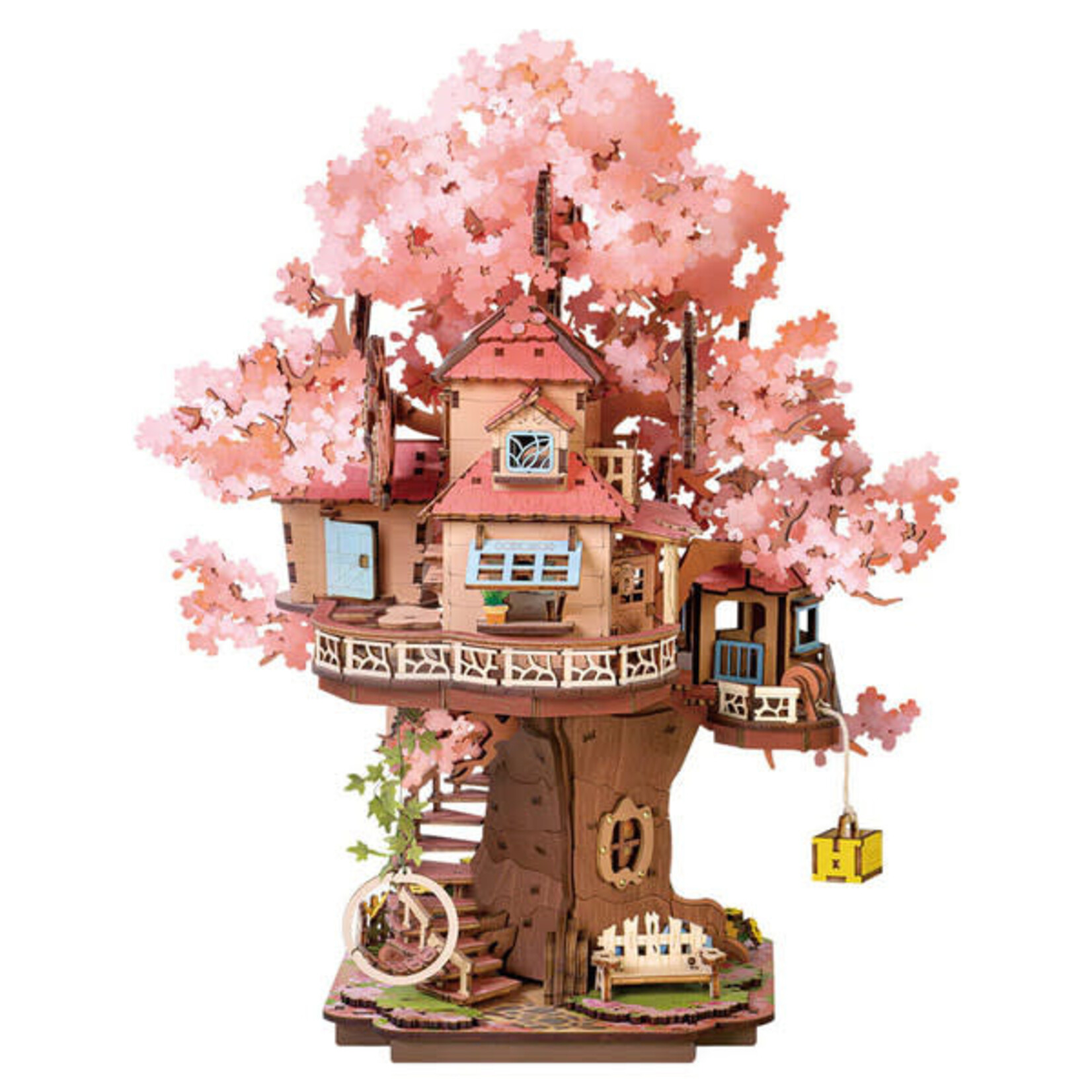Robotime Rolife: Sakura Tree House 3D Puzzle Creation Set