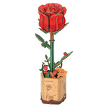 Robotime Rowood: Red Rose Wooden Bloom Craft