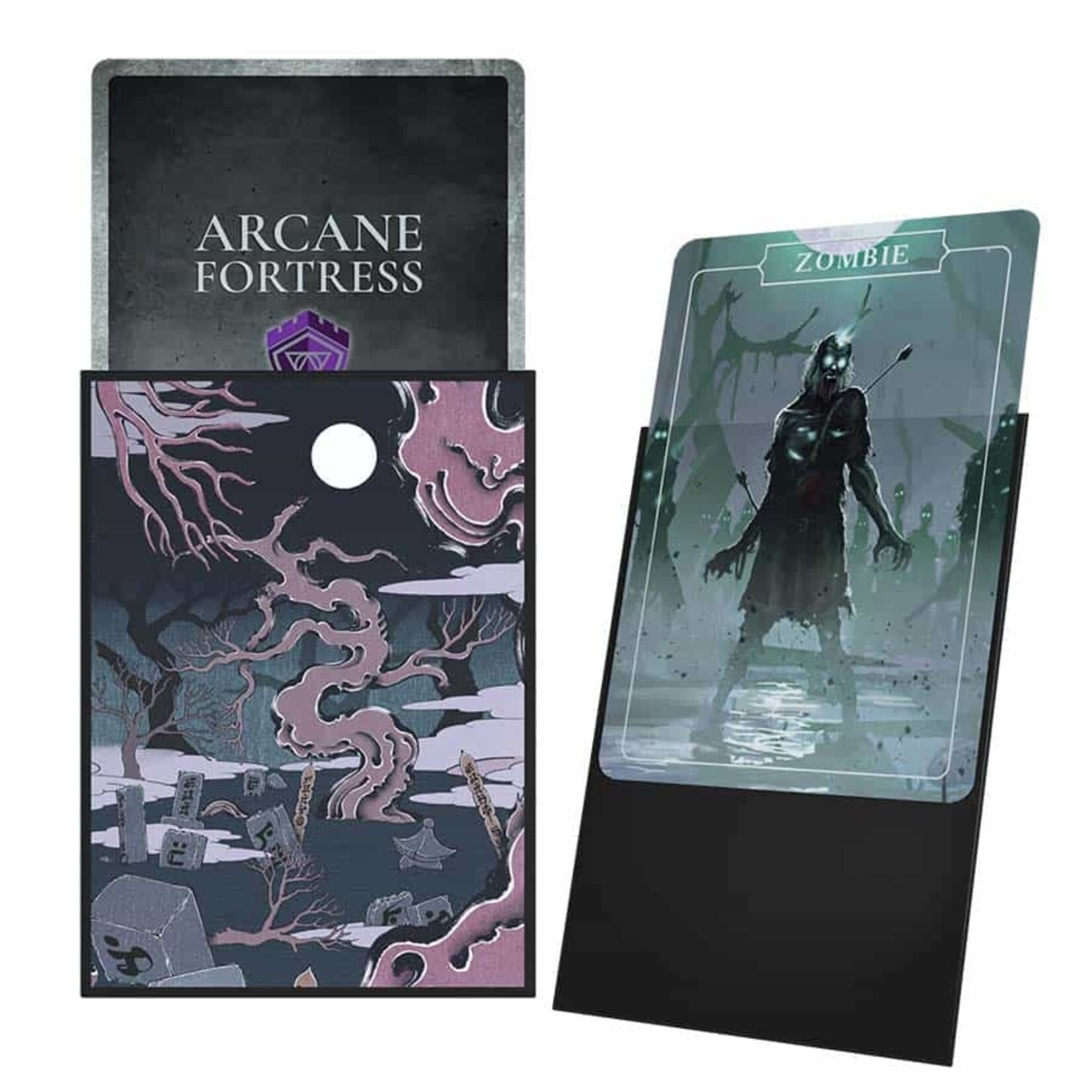 Arcane Fortress 100 Matte Premium Art Sleeves: Ukiyo-E Collection: Marsh of the Unspoken