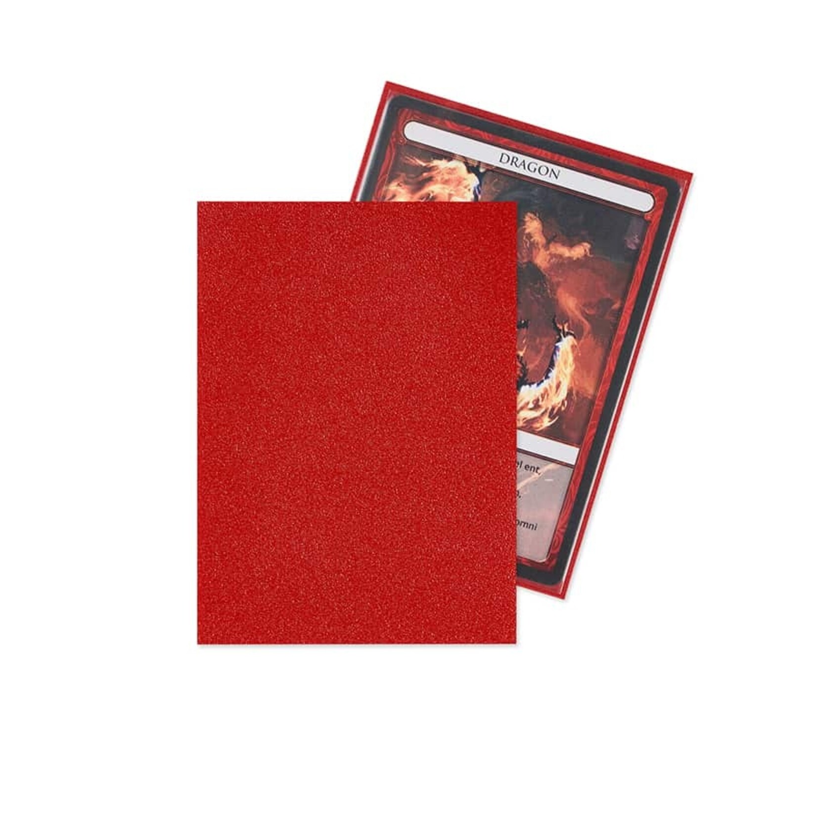 Arcane Fortress Dynasty: 105 Matte Sleeves: Crimson Red