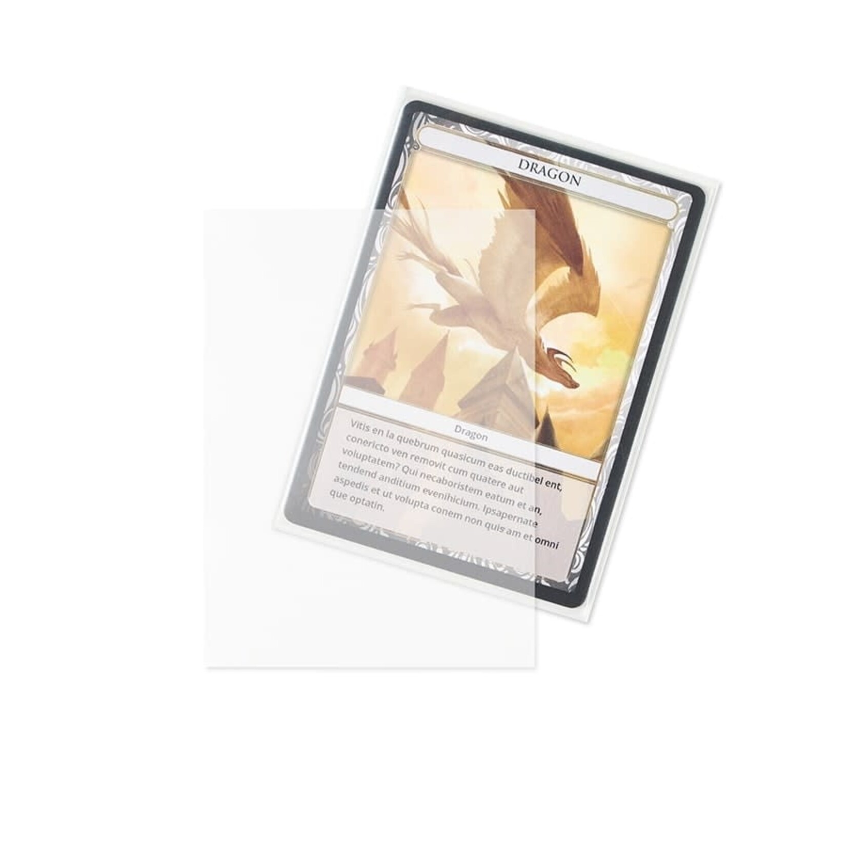 Arcane Fortress Dynasty: 105 Matte Sleeves: Crystal Clear