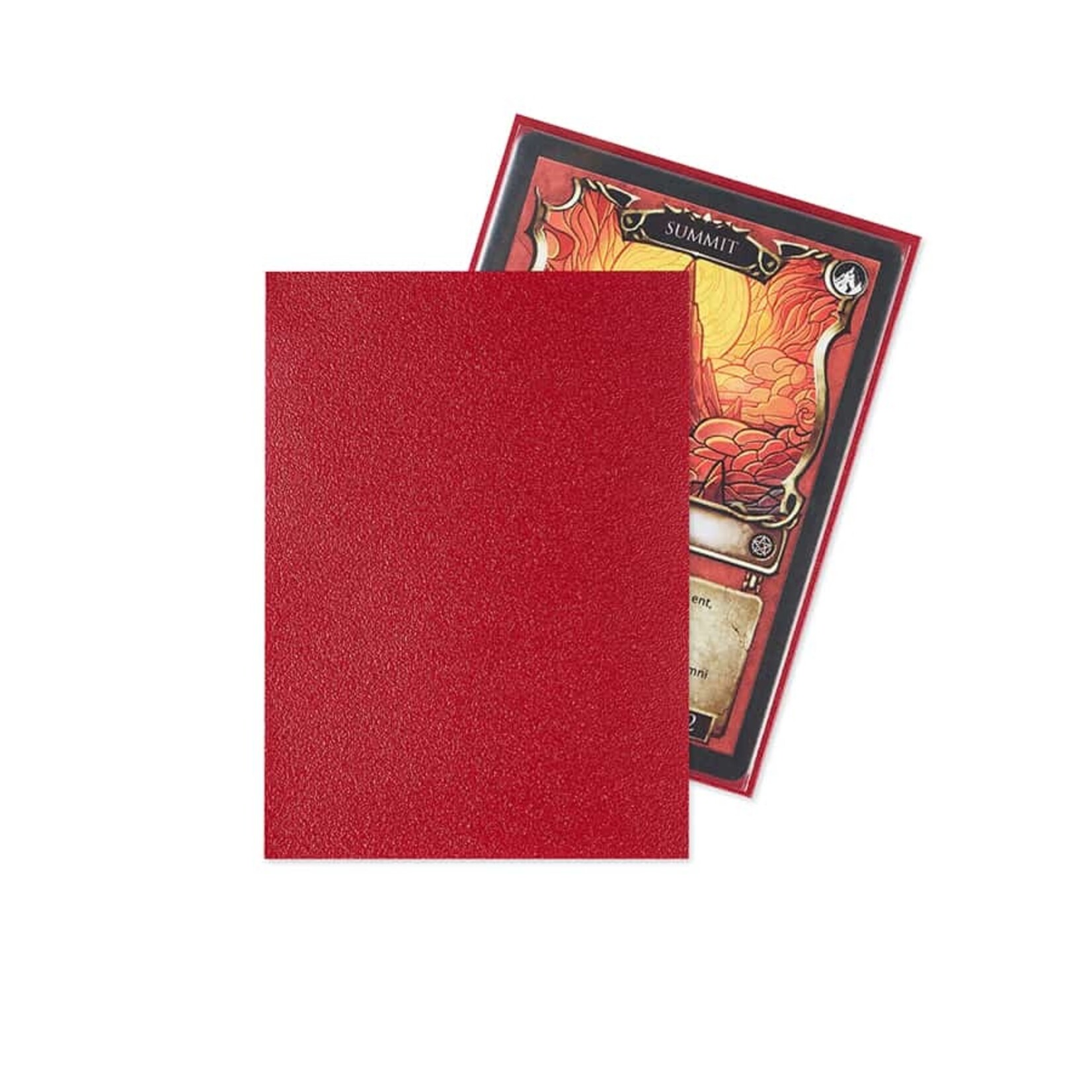Arcane Fortress Dynasty: 105 Matte Sleeves: Dark Ruby