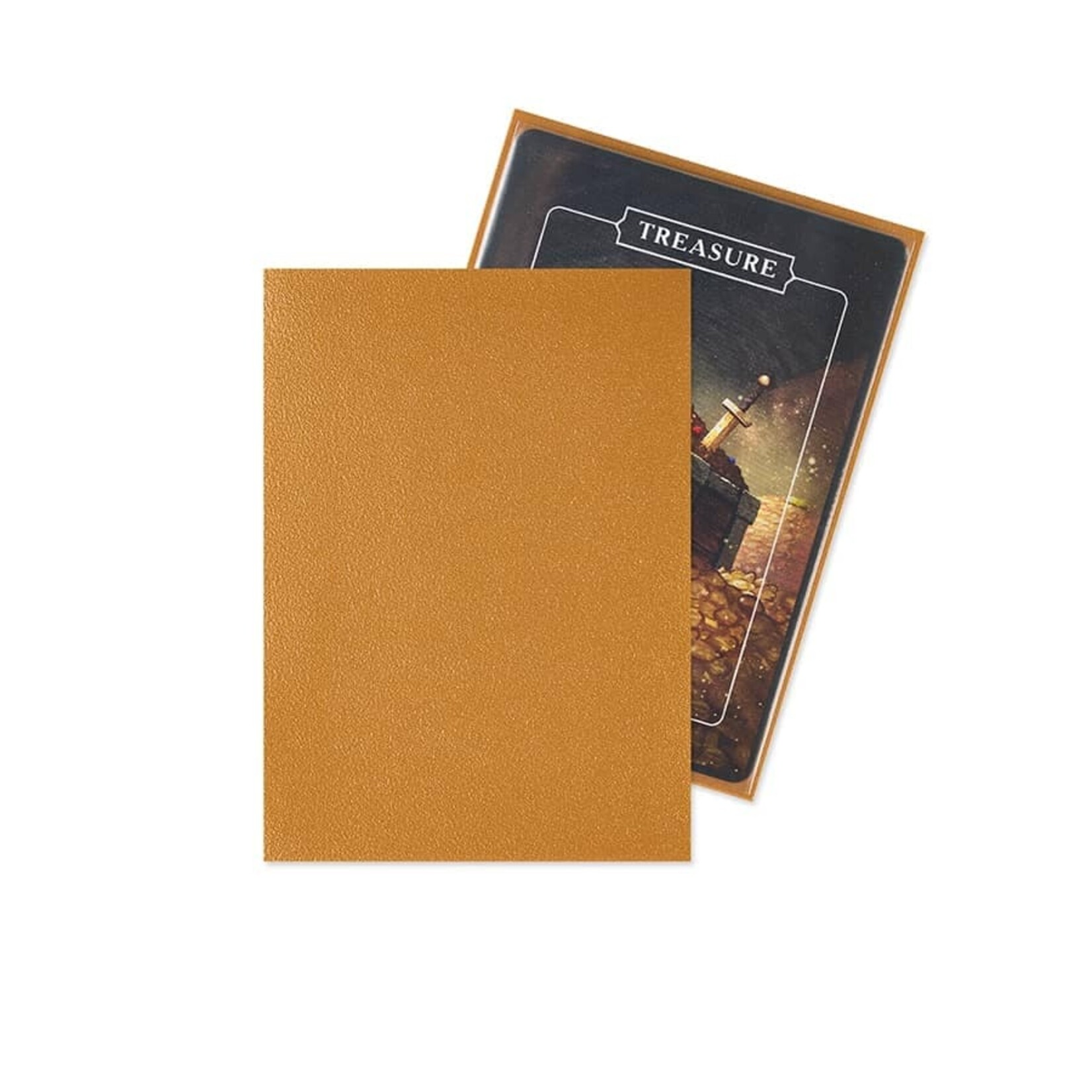 Arcane Fortress Dynasty: 105 Matte Sleeves: Desert Gold