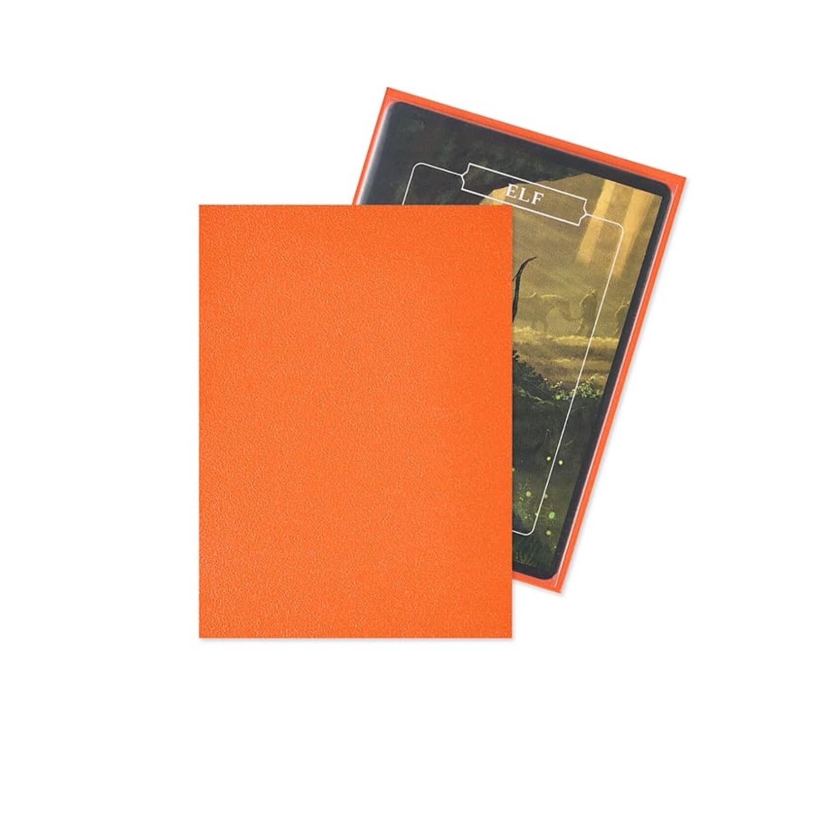 Arcane Fortress Dynasty: 105 Matte Sleeves: Fire Orange