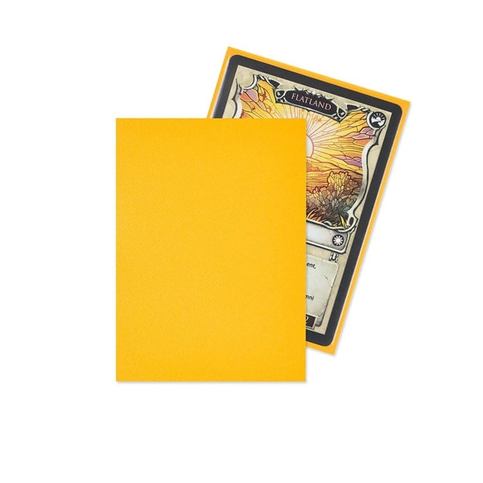 Arcane Fortress Dynasty: 105 Matte Sleeves: Sun Gold