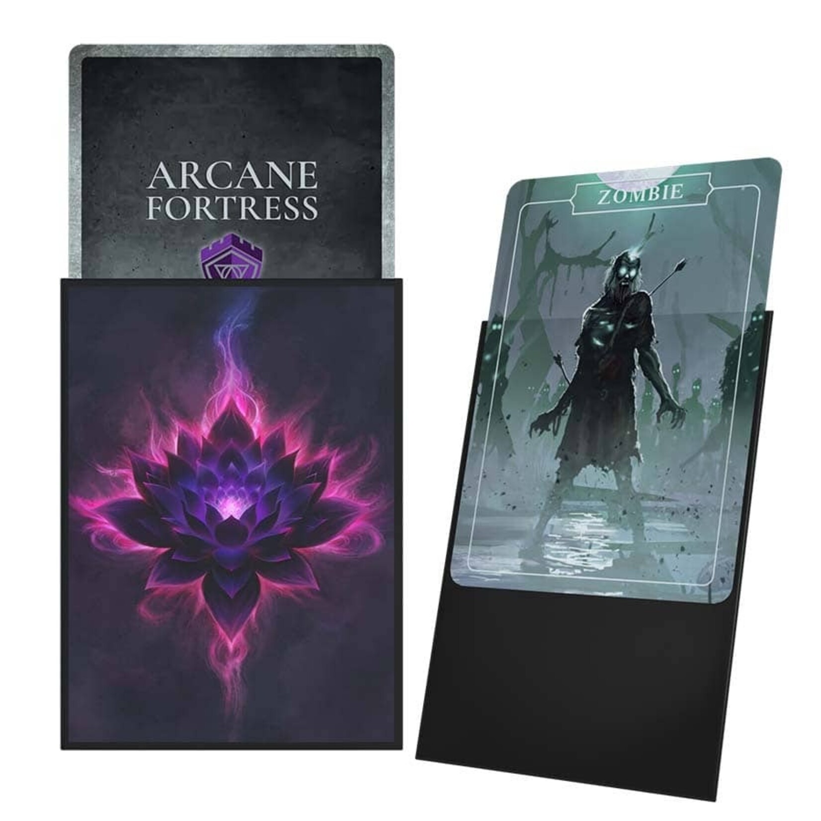 Arcane Fortress Prestige: 100 Matte Premium Art Sleeves: Cursed Lotus
