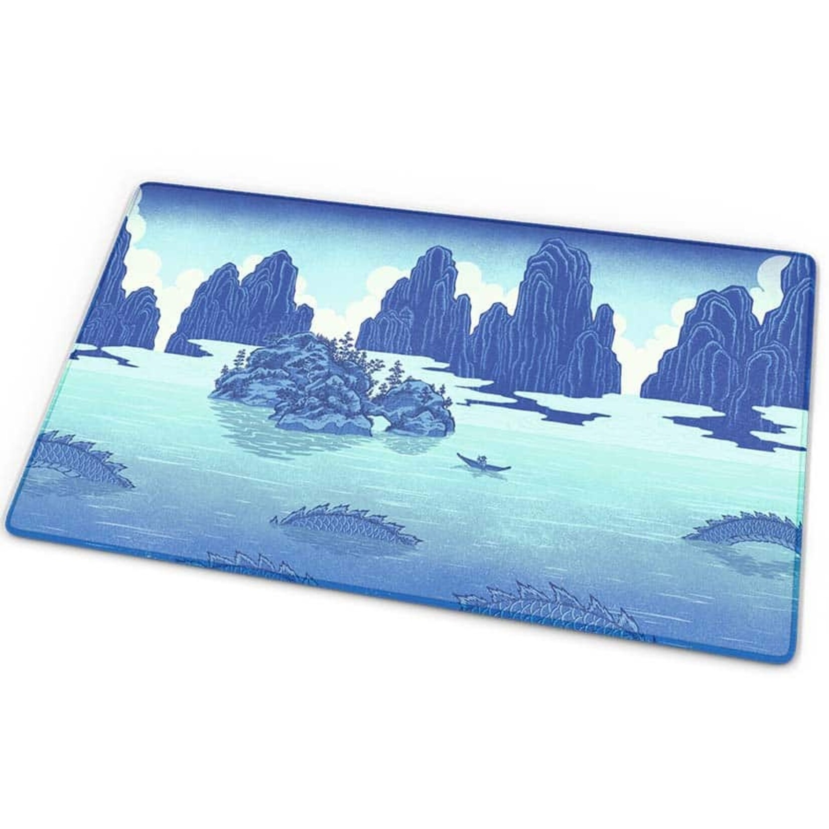 Arcane Fortress Ukiyo-E Playmat: Echoes of the Deep