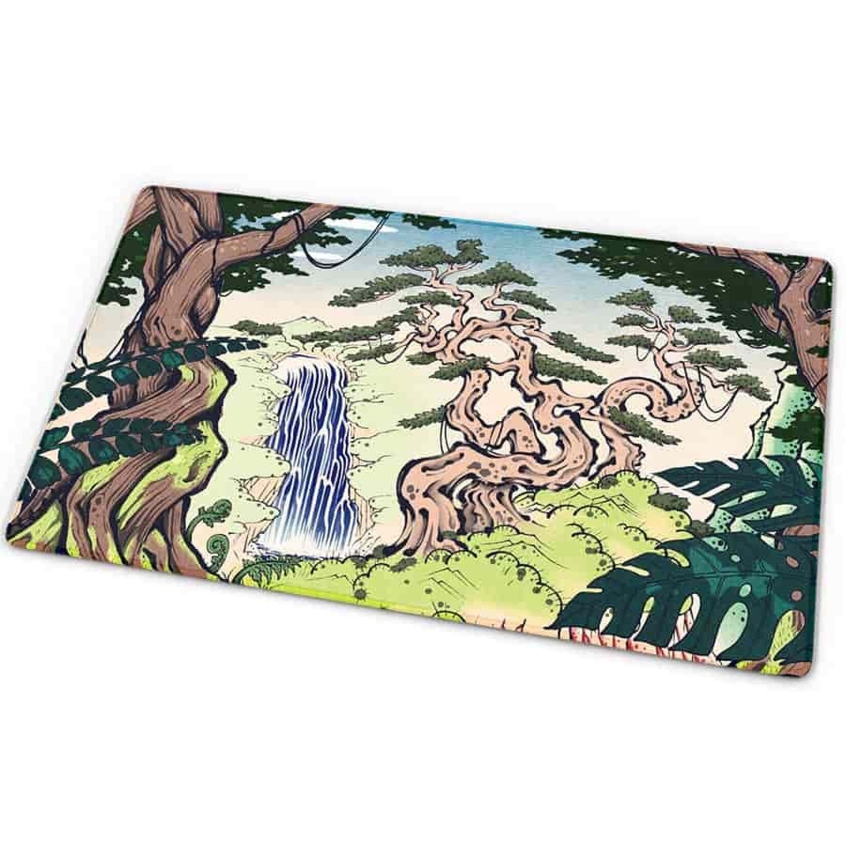 Arcane Fortress Ukiyo-E Playmat: Verdant Sanctuary