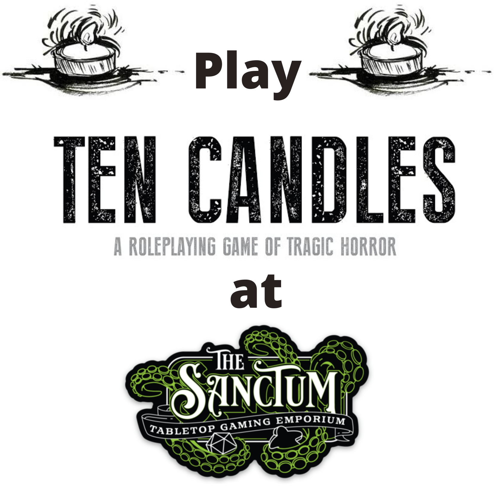 One-Shot RPG Event: 10/26/25, 2 pm: Ten Candles: Adrift