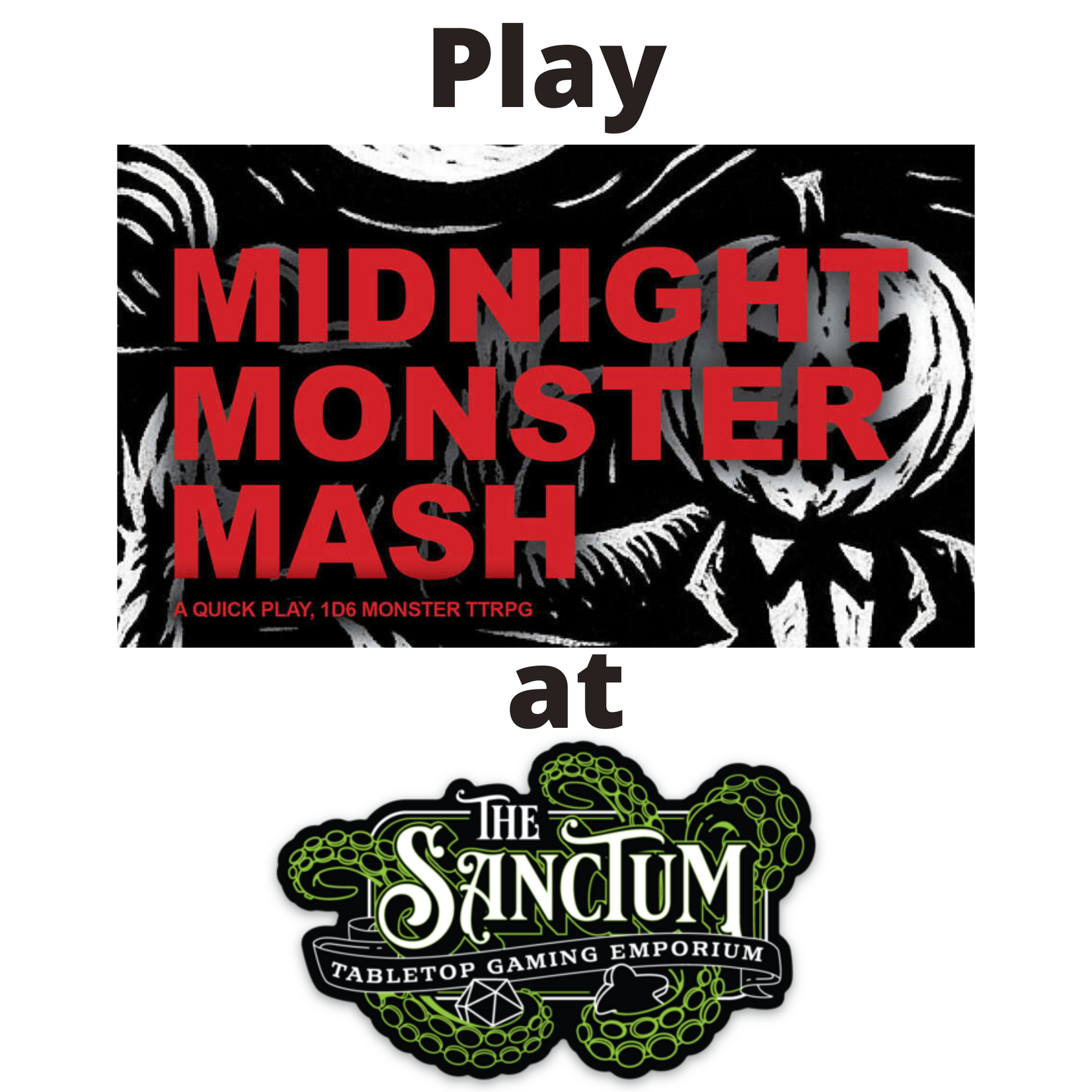 Halloween One-Shot RPG: Midnight Monster Mash: A Halloween Night Out