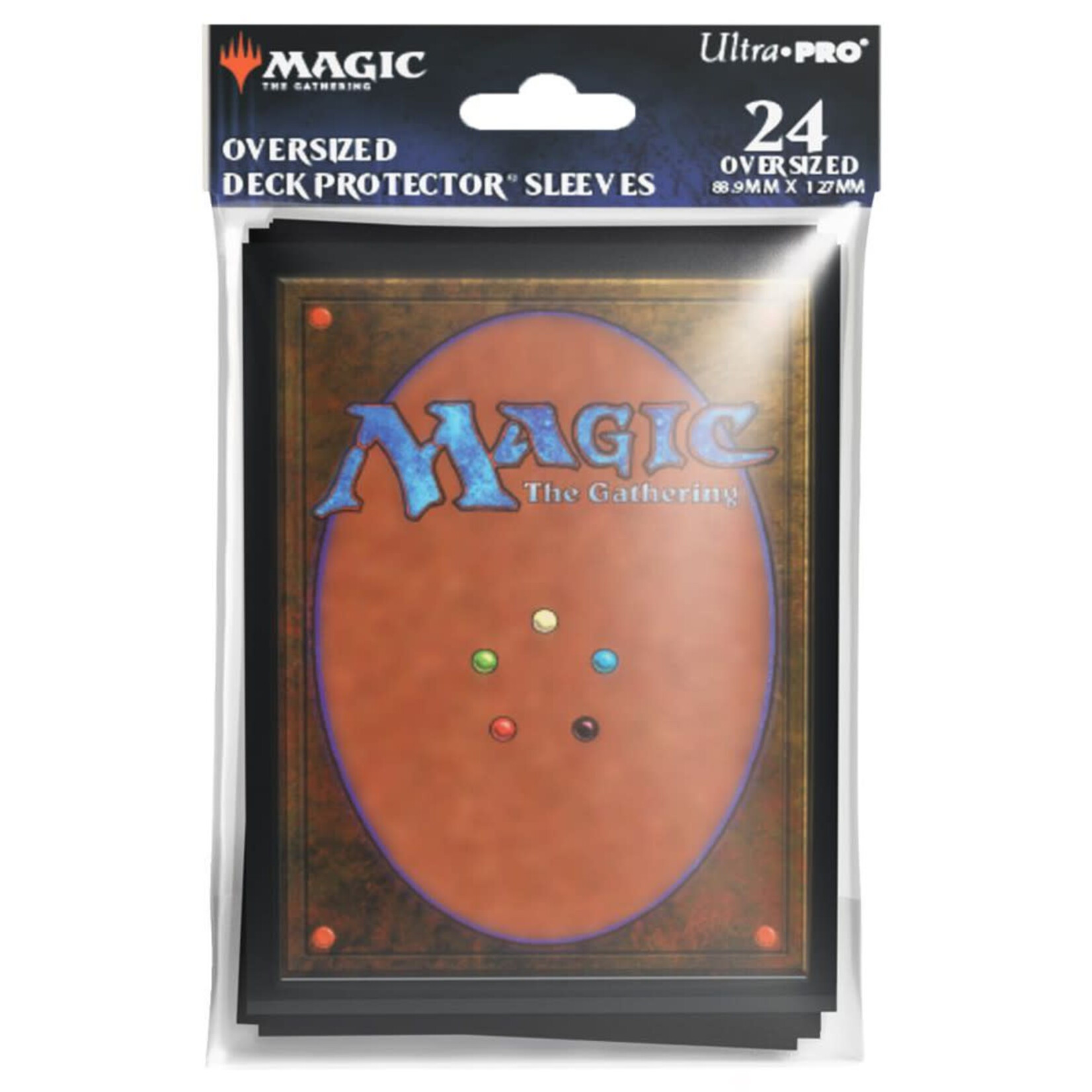 Ultra Pro Oversized Deck Protector Sleeves: Magic: The Gathering Card Back (24 pack 88.9mm x 127mm)
