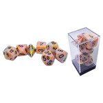 Chessex Mega-hedral 7-Die Set: Festive: Circus/black