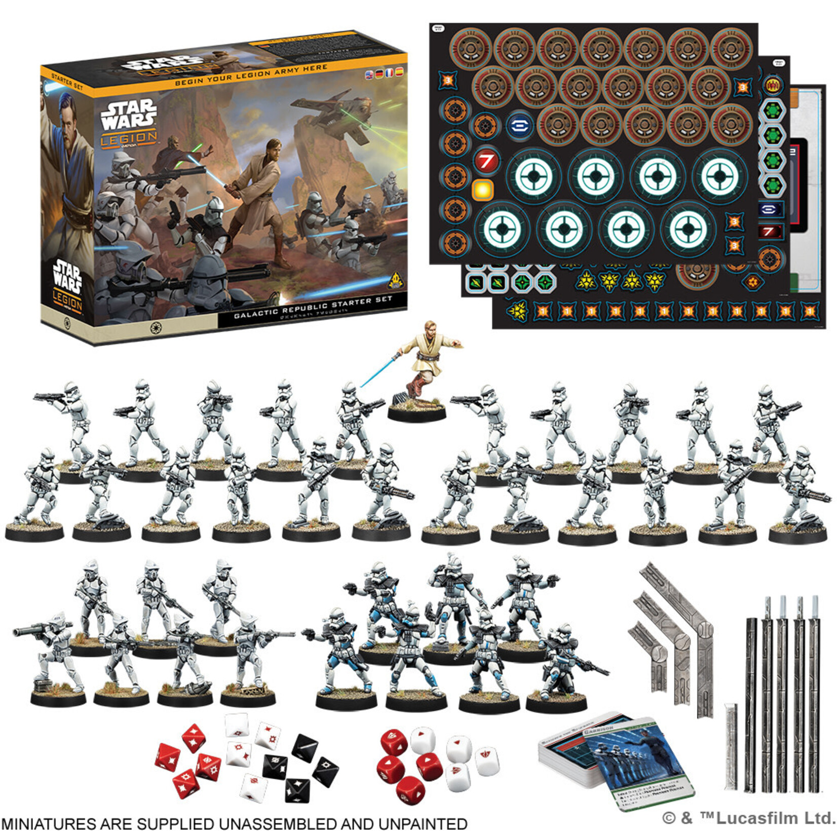 Atomic Mass Games Star Wars: Legion: Galactic Republic Starter Set