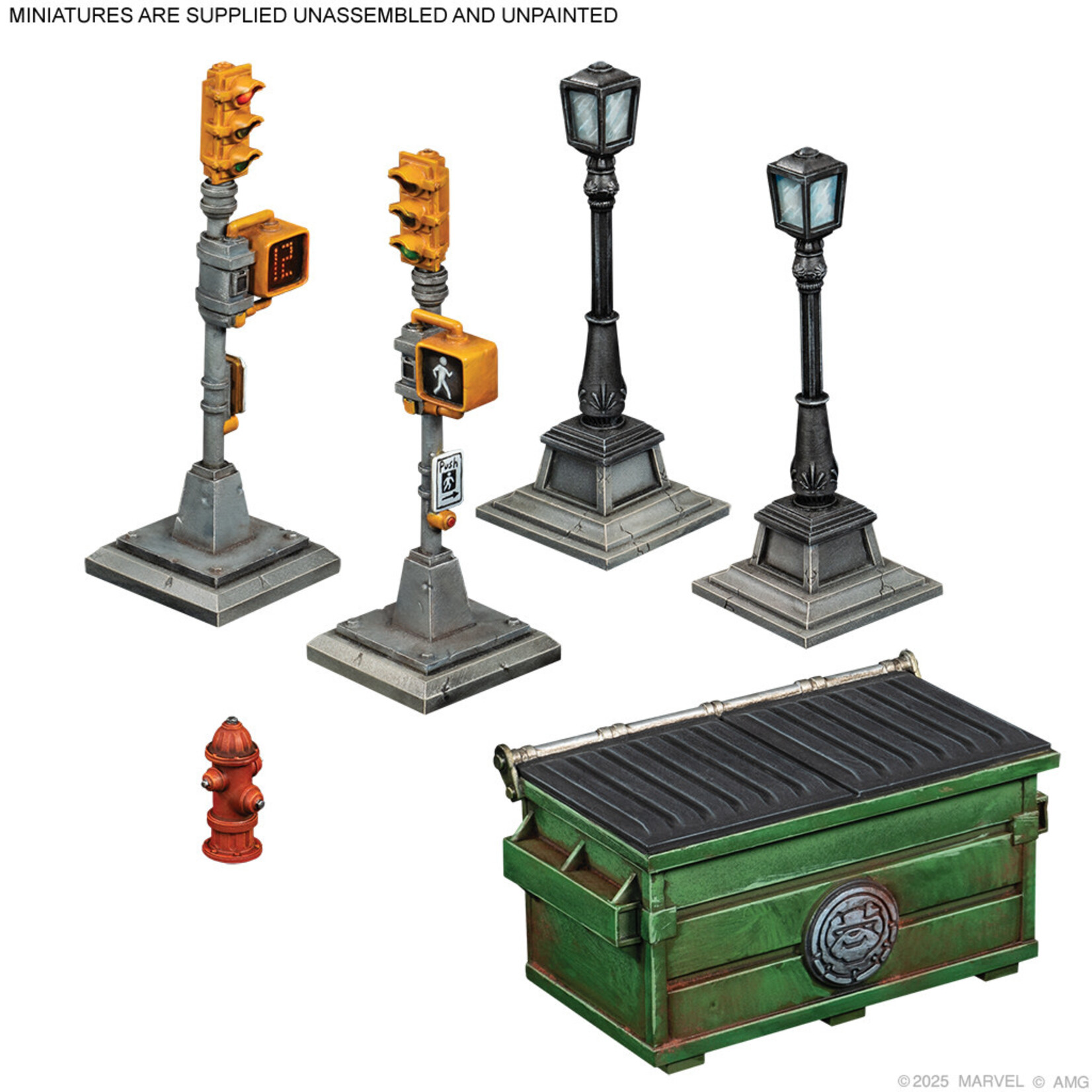 Atomic Mass Games PRERELEASE Marvel: Crisis Protocol: NYC City Block Terrain Collection