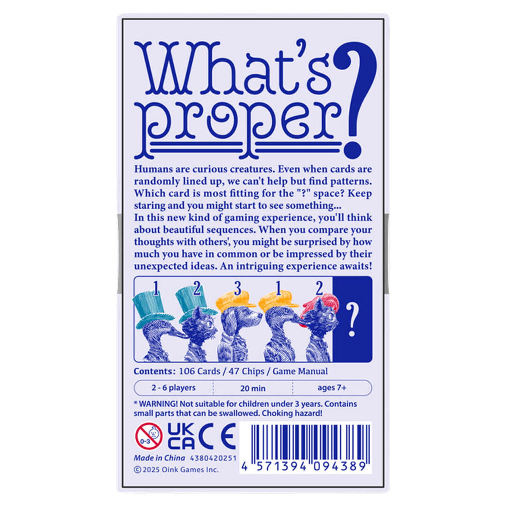 Oink Games Petiquette