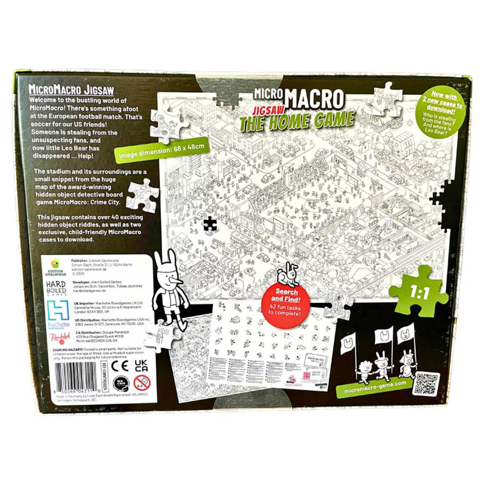 Hachette Board Games MicroMacro Jigsaw: The Home Game