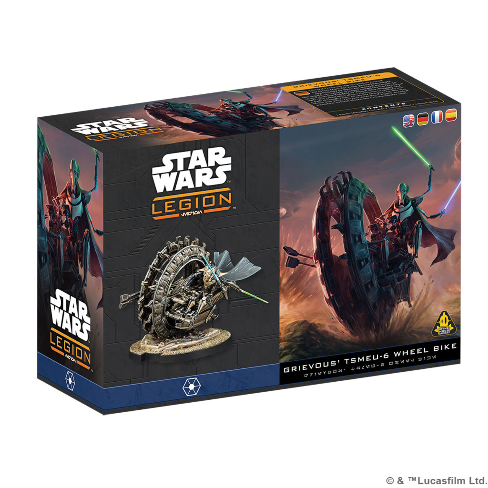 Atomic Mass Games Star Wars: Legion: Grievous' TSMEU-6 Wheel Bike