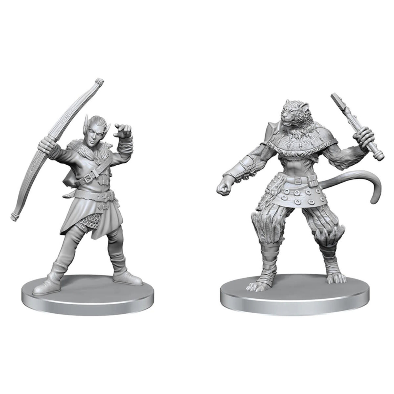 WizKids Pathfinder Battles: Elf Hunter & Catfolk Bandit