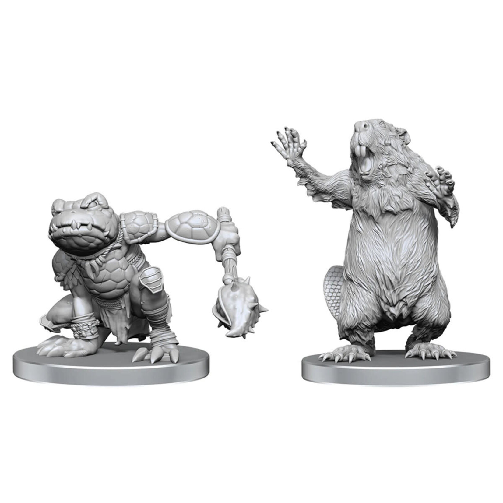 WizKids Pathfinder Battles: Boggard Scout & Castoroides