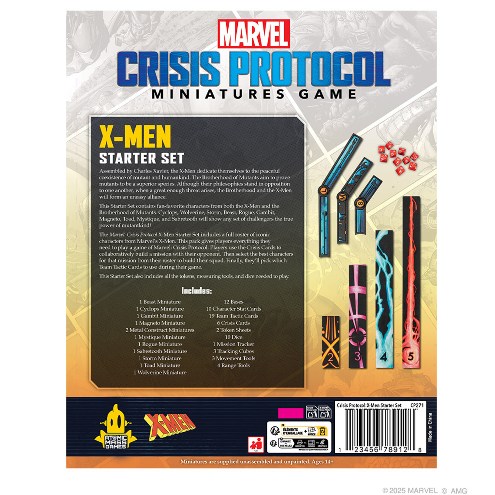 Atomic Mass Games PRERELEASE Marvel Crisis Protocol: X-Men Starter Set